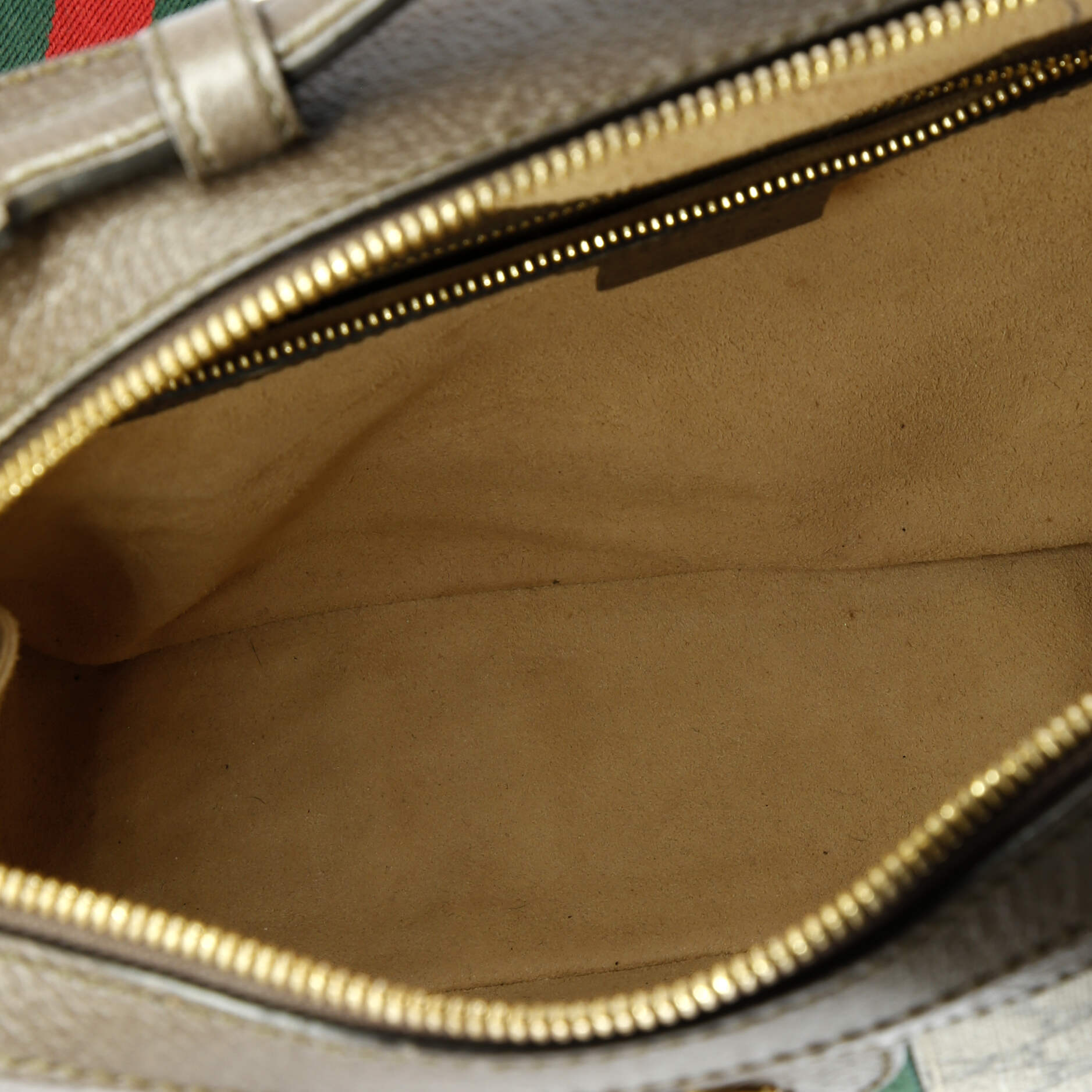 Gucci Ophidia Zip Around Camera Bag GG Coated Canvas Small