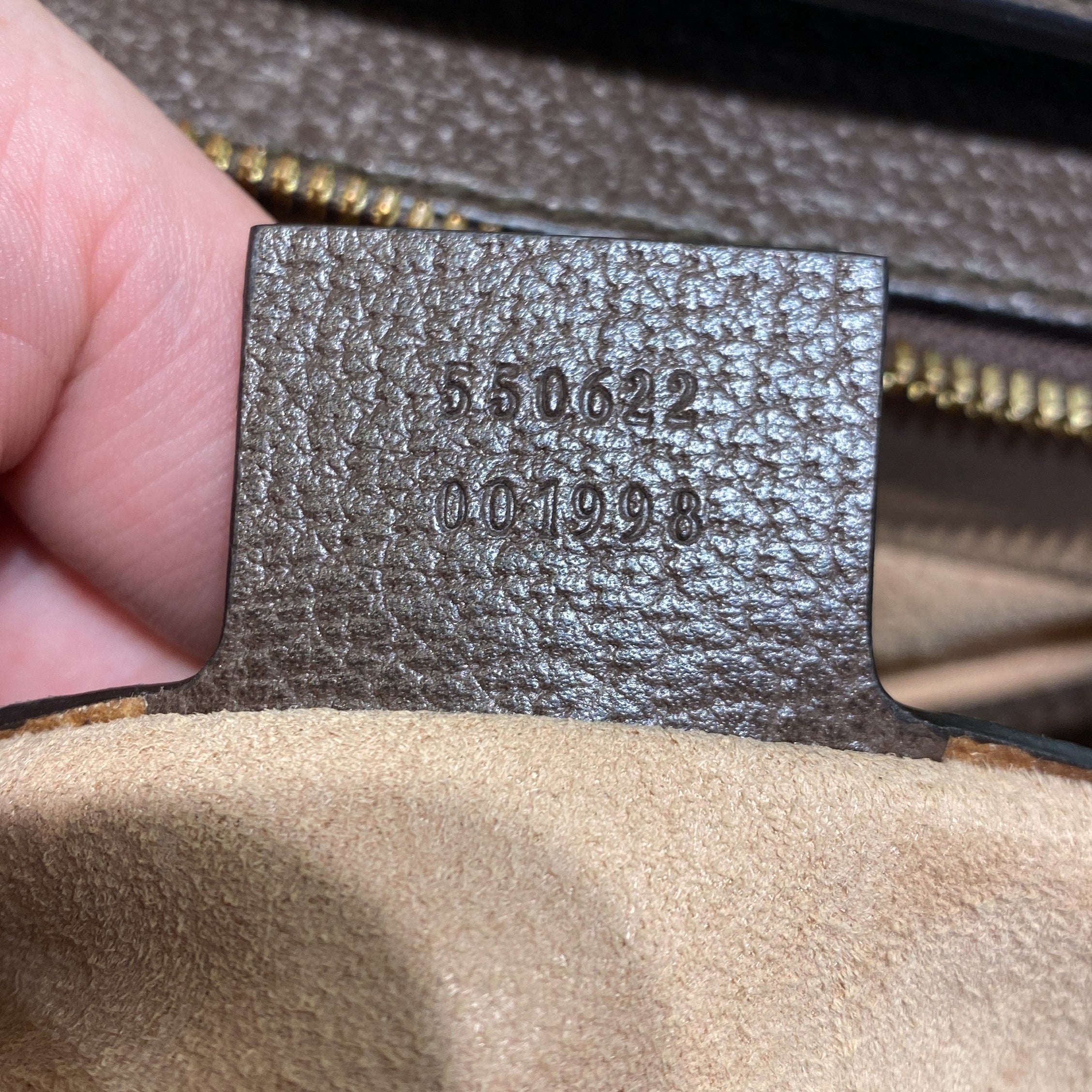 Gucci Ophidia Zip Around Camera Bag GG Coated Canvas Small