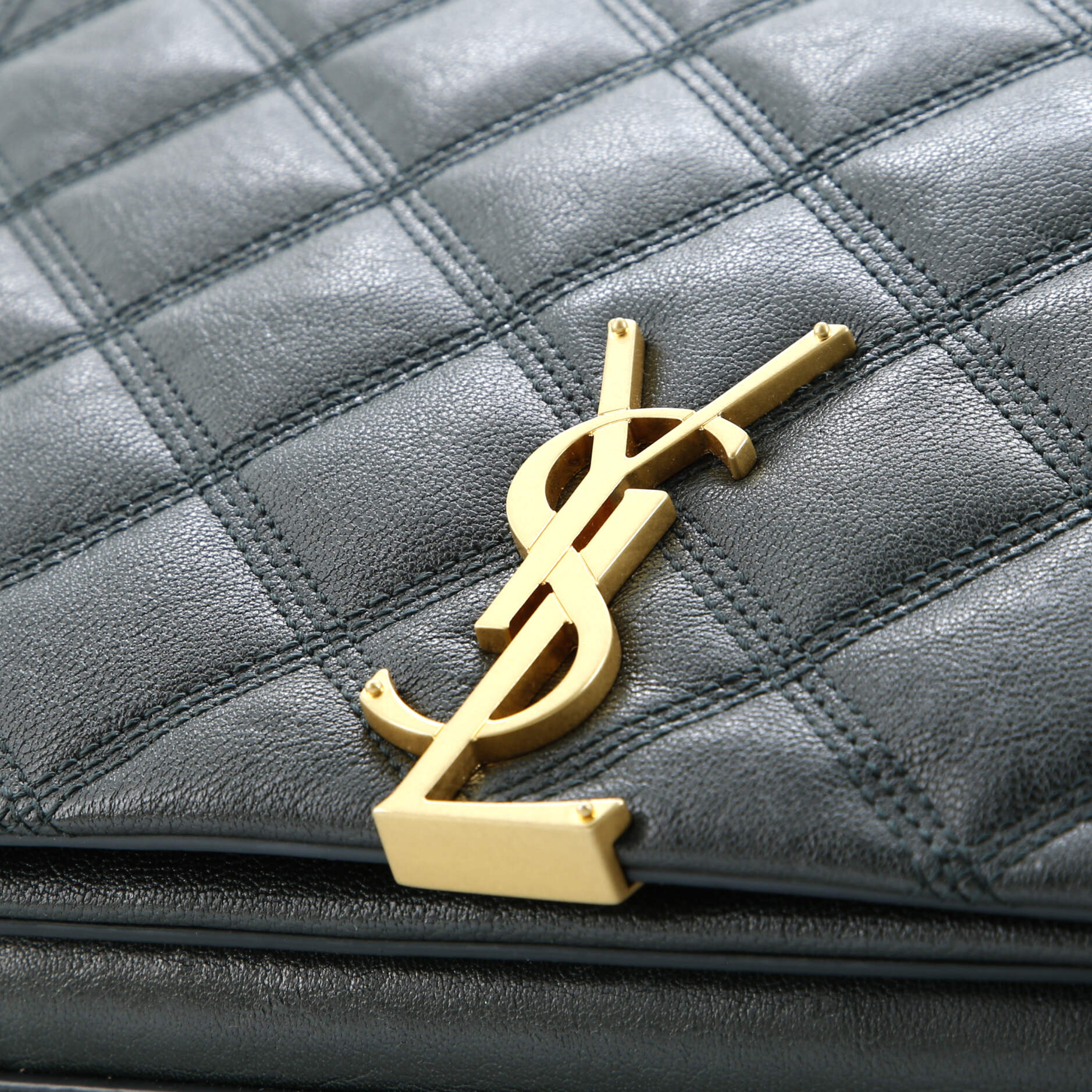 Saint Laurent Becky Shoulder Bag Quilted Leather Small