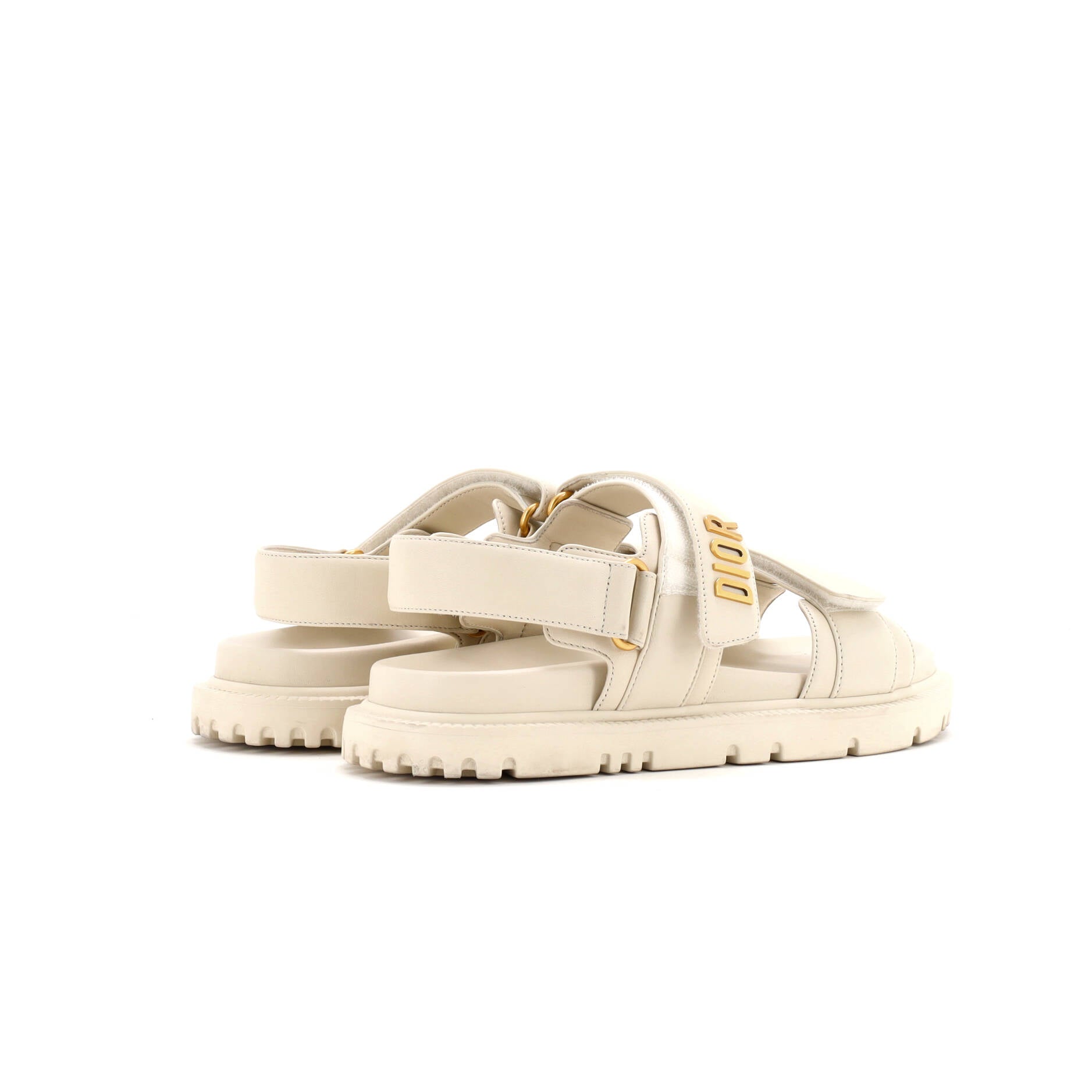 Christian Dior Women's DiorAct Slide Sandals Leather