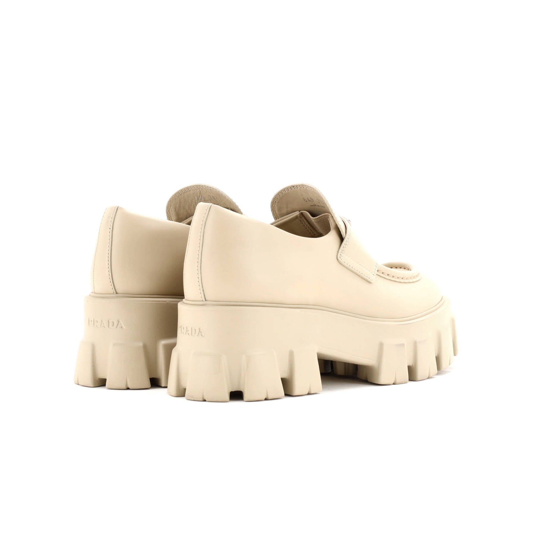 Prada Women's Monolith Loafers Leather