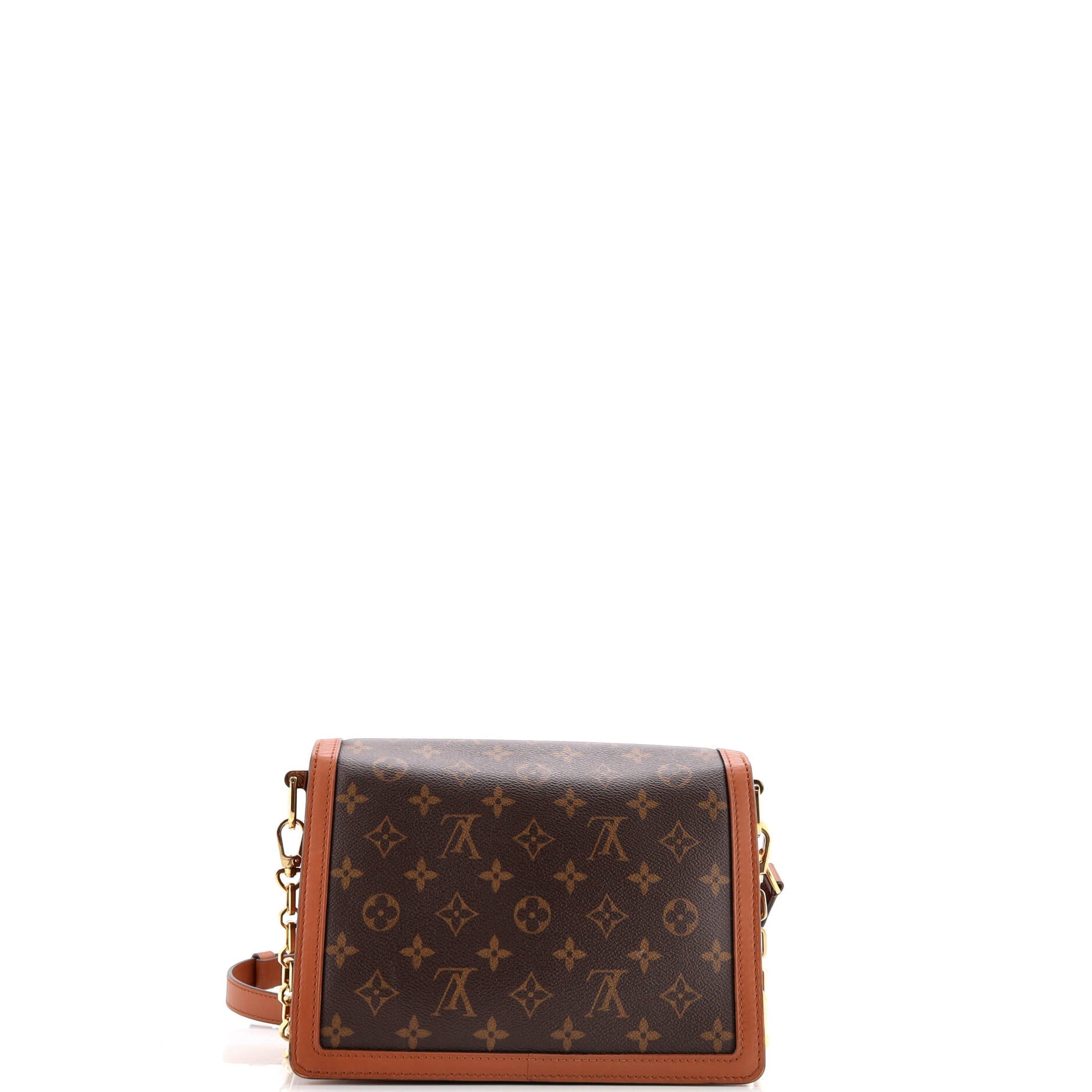 Louis Vuitton Dauphine Shoulder Bag Reverse Monogram Canvas MM