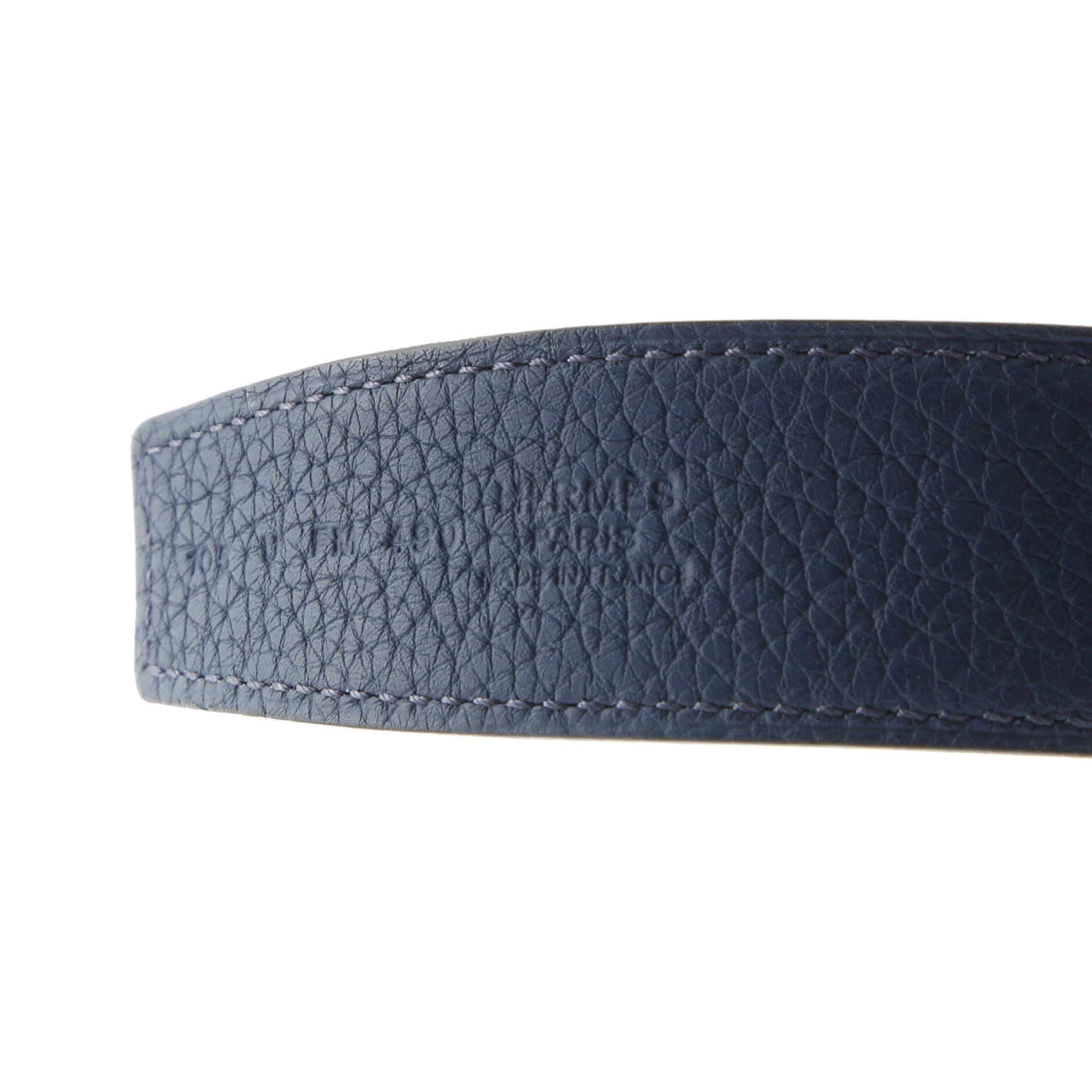 Hermes Constance Reversible Belt Leather with So Black Matte Hardware Wide