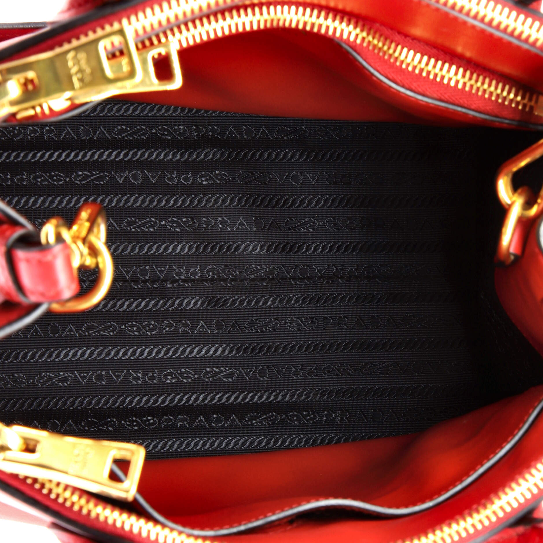 Prada Paradigme Tote Saffiano with City Calf Small