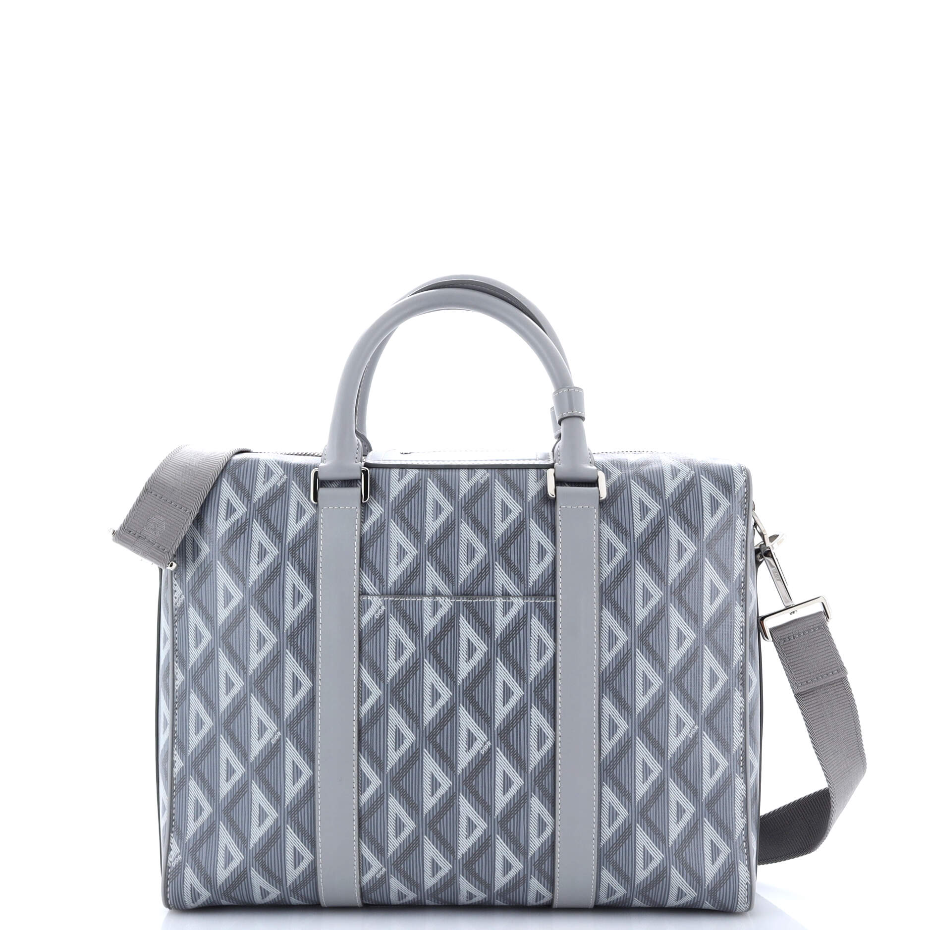 Christian Dior Lingot Briefcase CD Diamond Coated Canvas and Leather