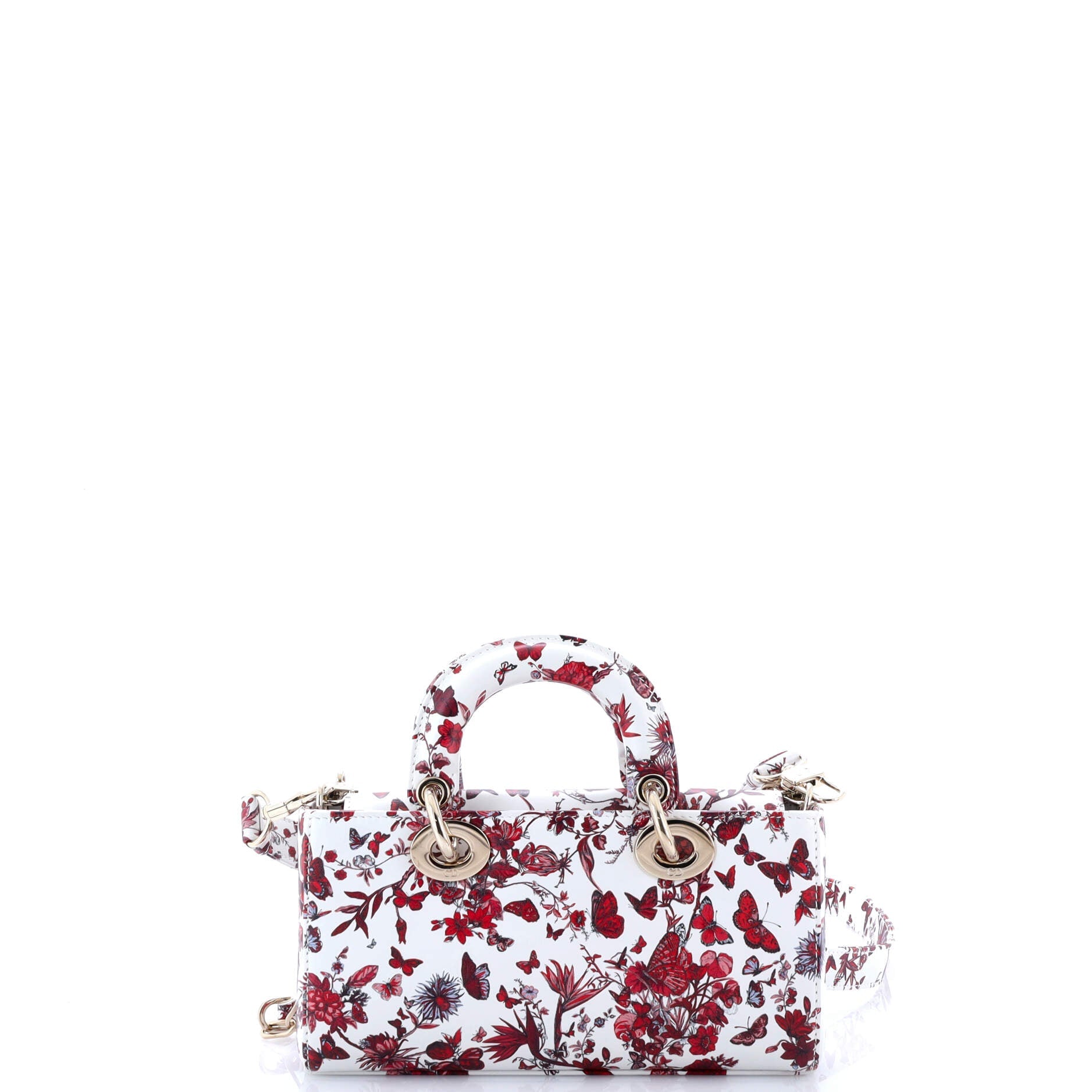 Christian Dior Lady D-Joy Bag Printed Leather Small