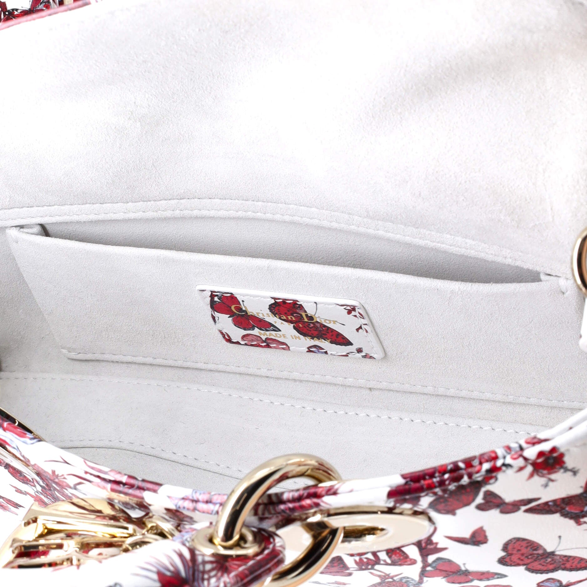 Christian Dior Lady D-Joy Bag Printed Leather Small