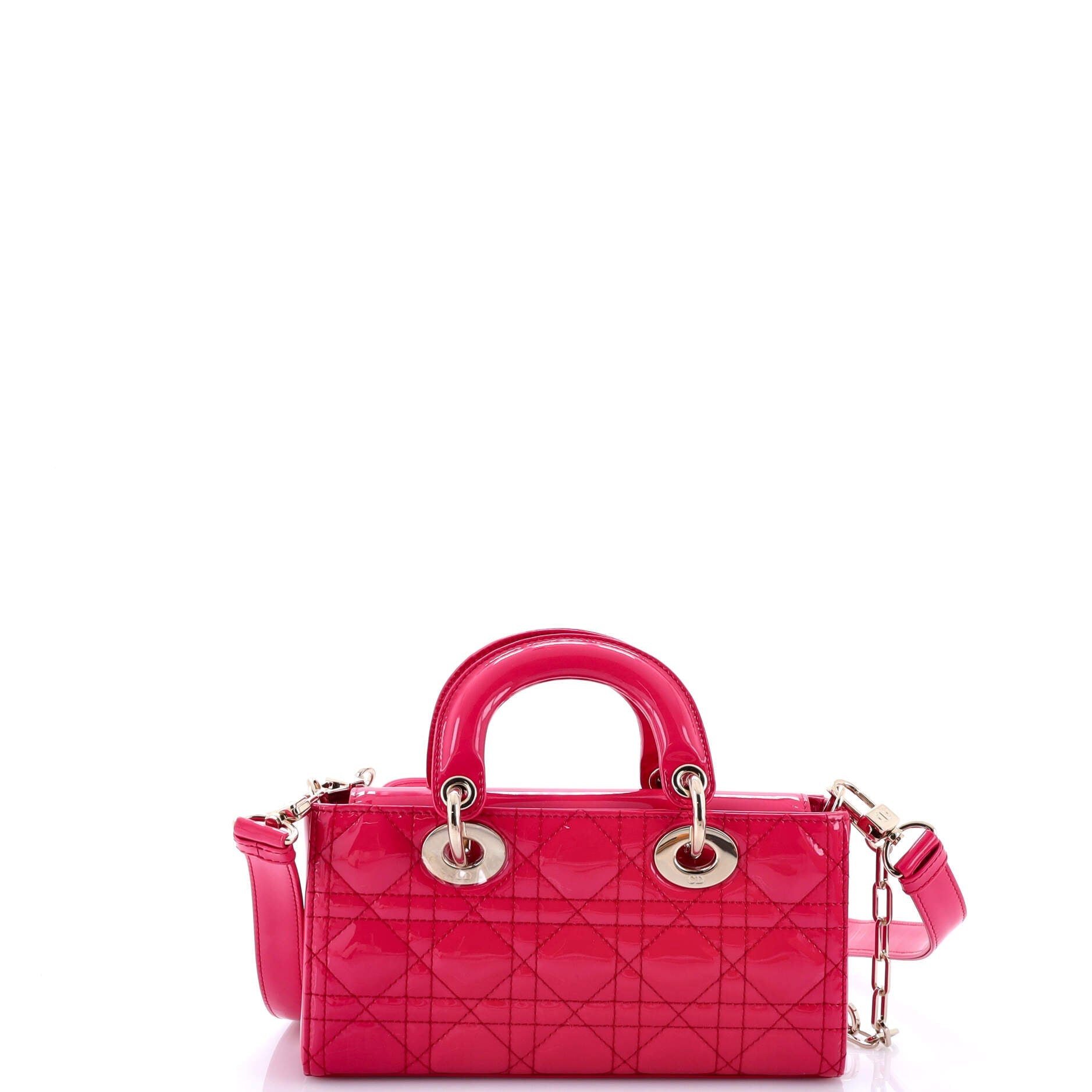 Christian Dior Lady D-Joy Bag Cannage Quilt Patent Small