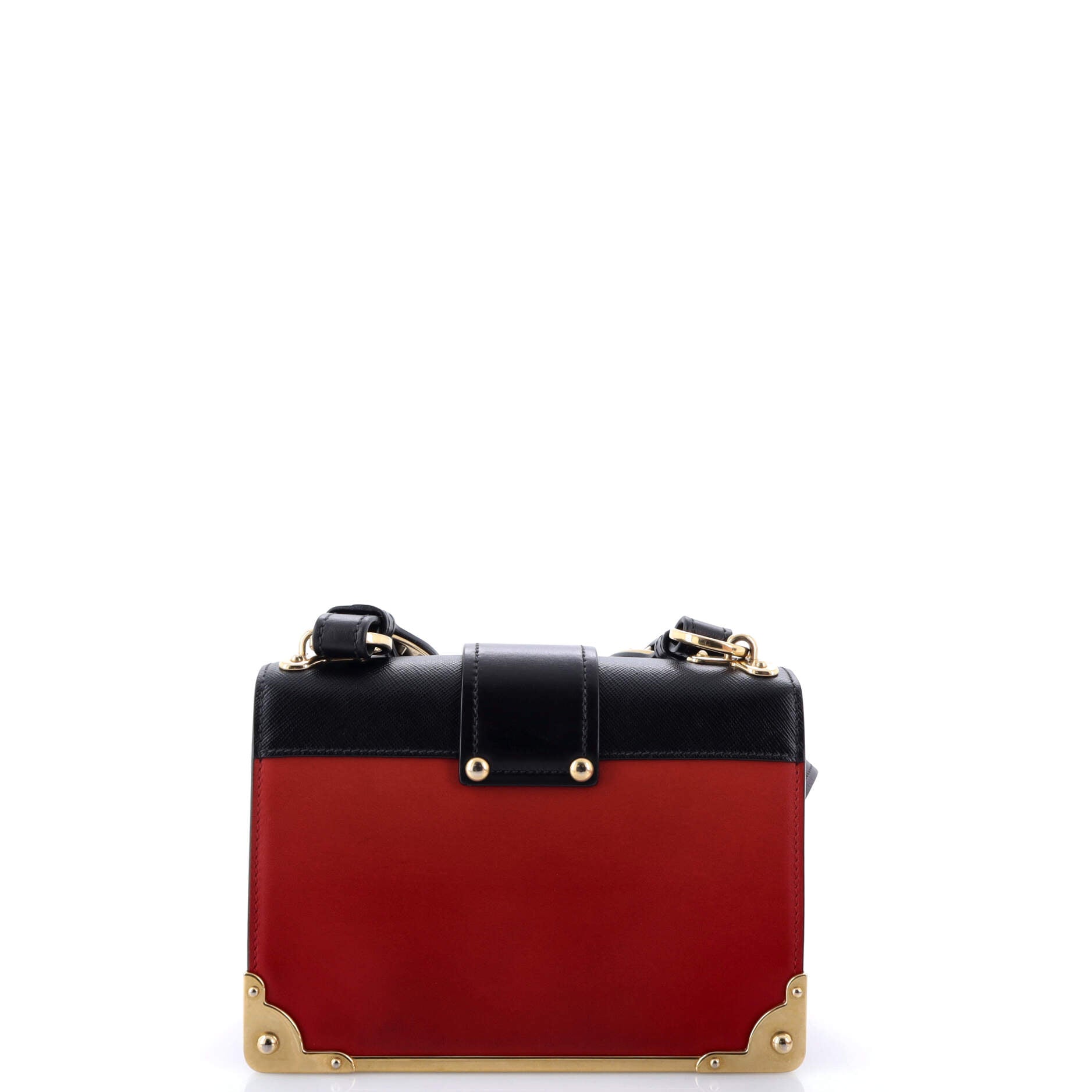 Prada Cahier Crossbody Bag Embellished Leather Small