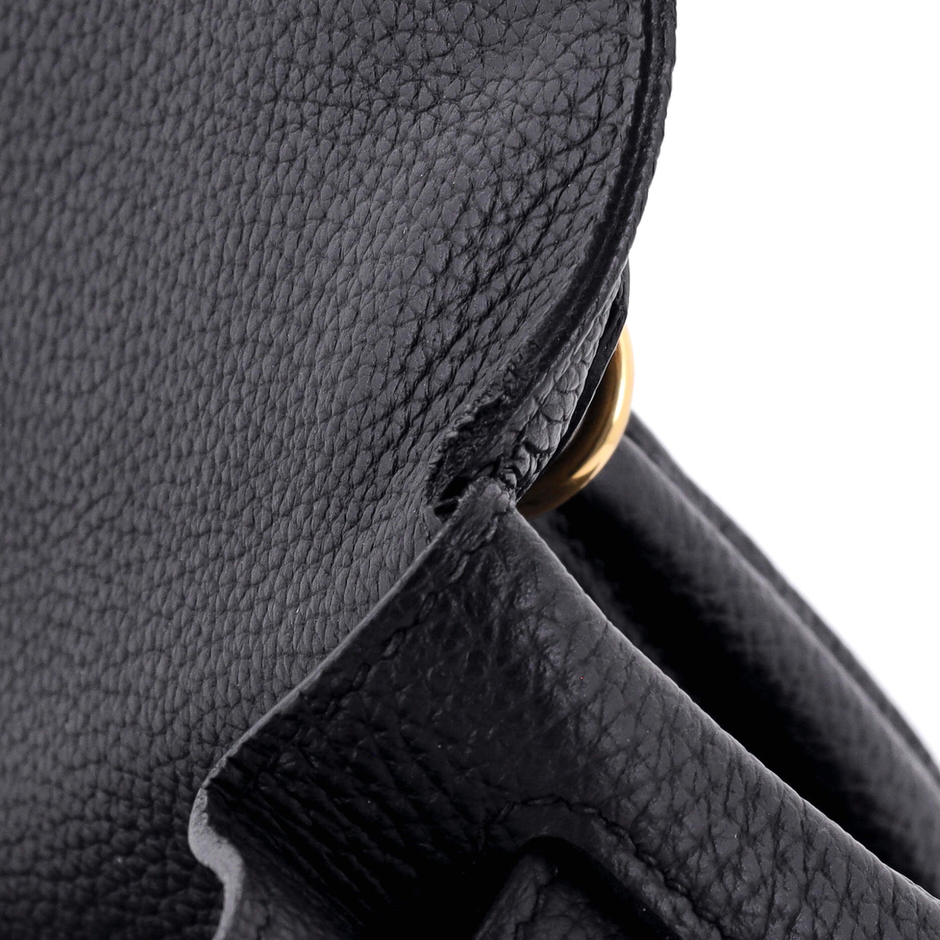Hermes Kelly Handbag Black Togo with Gold Hardware 28