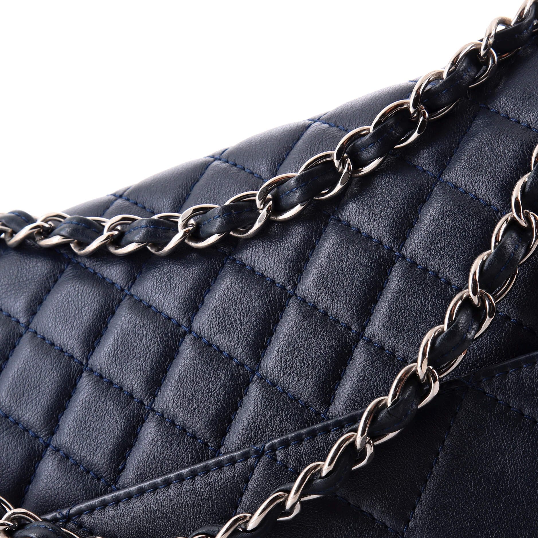 Chanel In The Business Flap Bag Quilted Calfskin Maxi