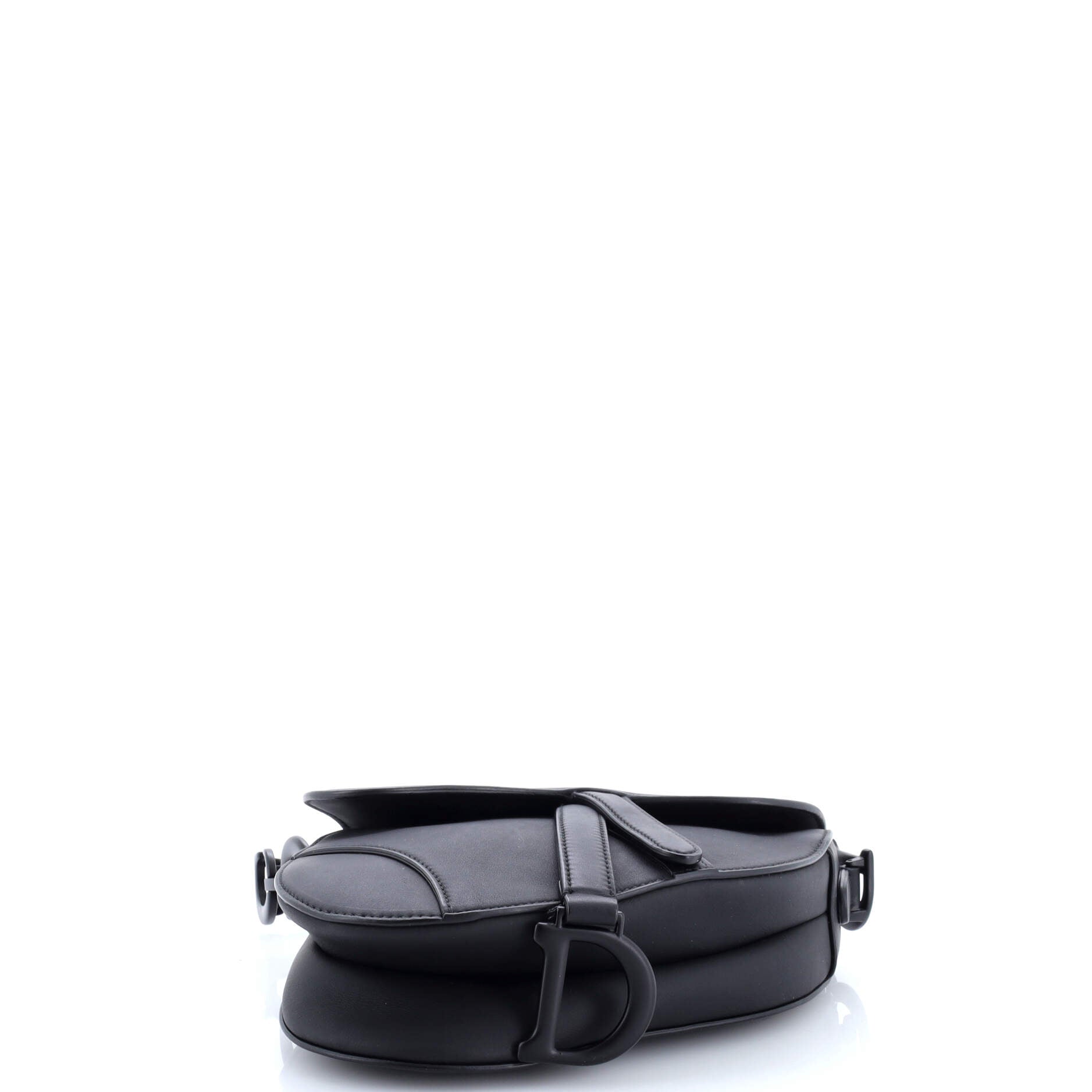 Christian Dior Ultra Matte Saddle Handbag Leather Mini