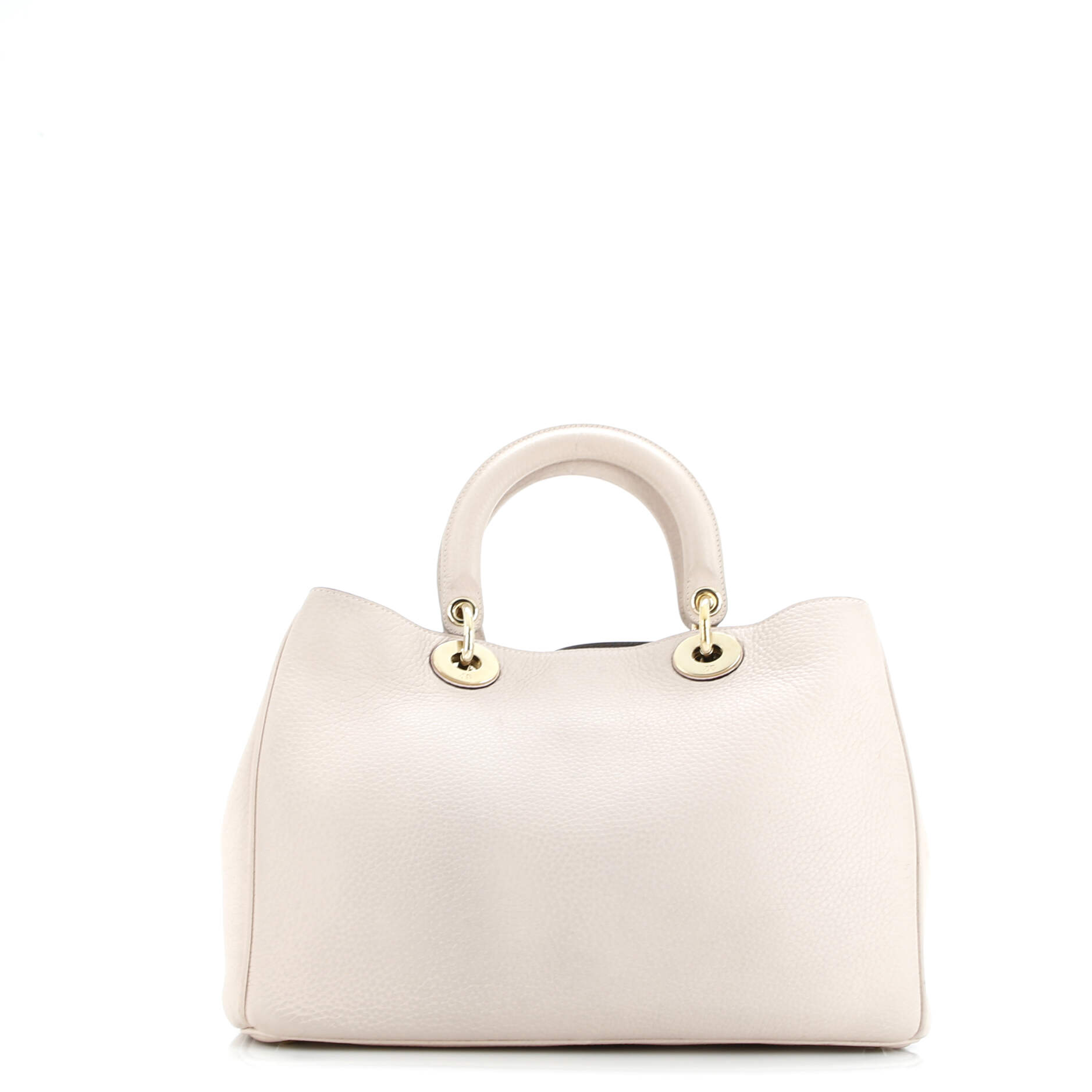 Christian Dior Diorissimo Tote Pebbled Leather Medium