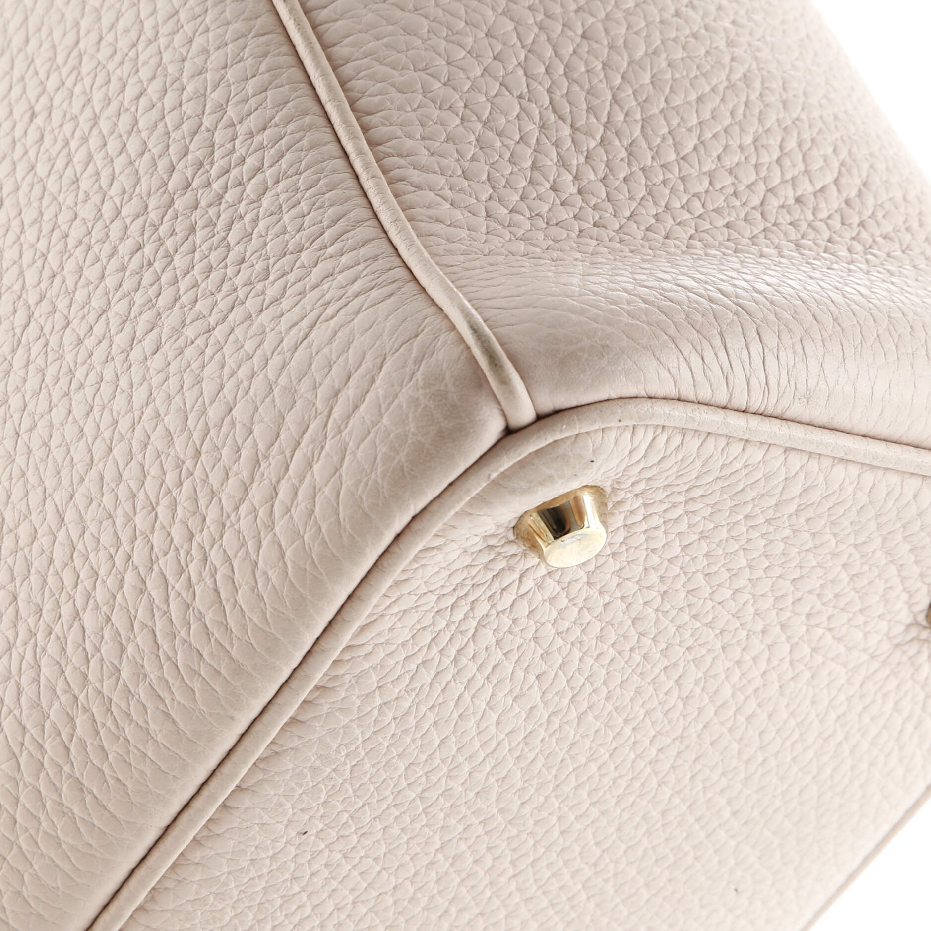 Christian Dior Diorissimo Tote Pebbled Leather Medium
