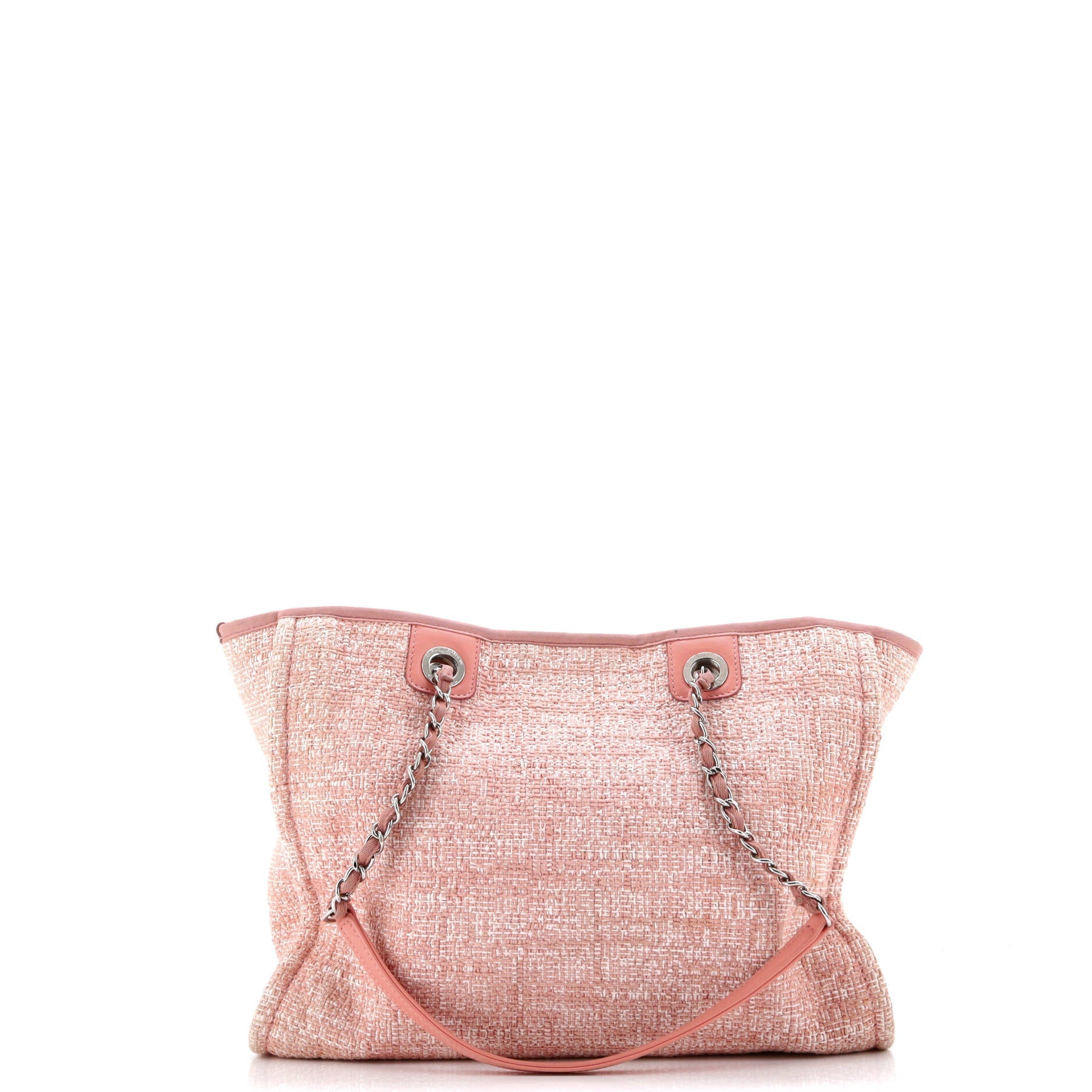 Chanel Deauville Tote Raffia with Glitter Detail Small