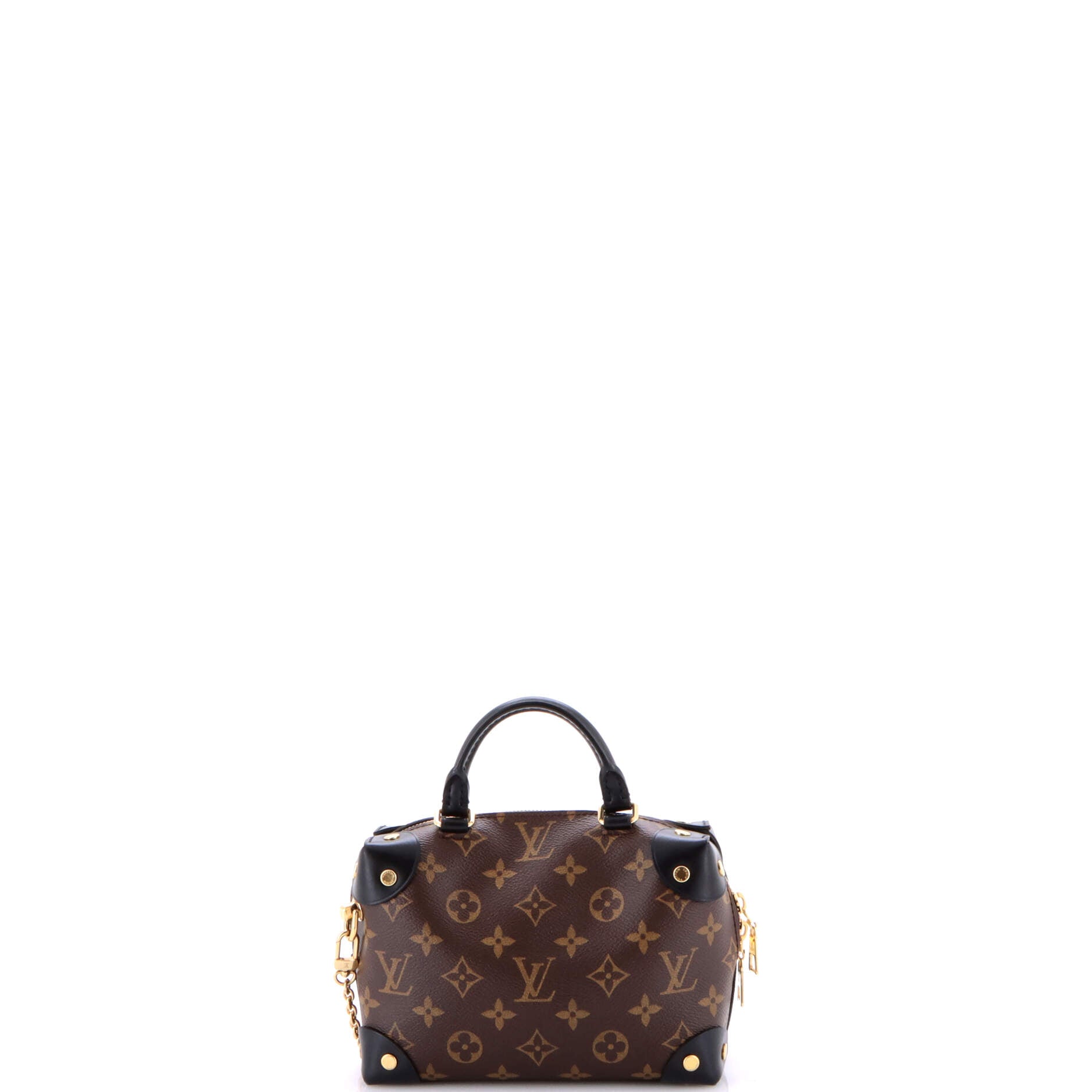 Louis Vuitton Petite Malle Souple Handbag Monogram Canvas