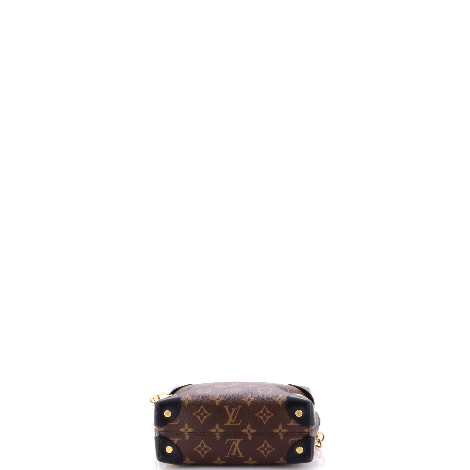 Louis Vuitton Petite Malle Souple Handbag Monogram Canvas