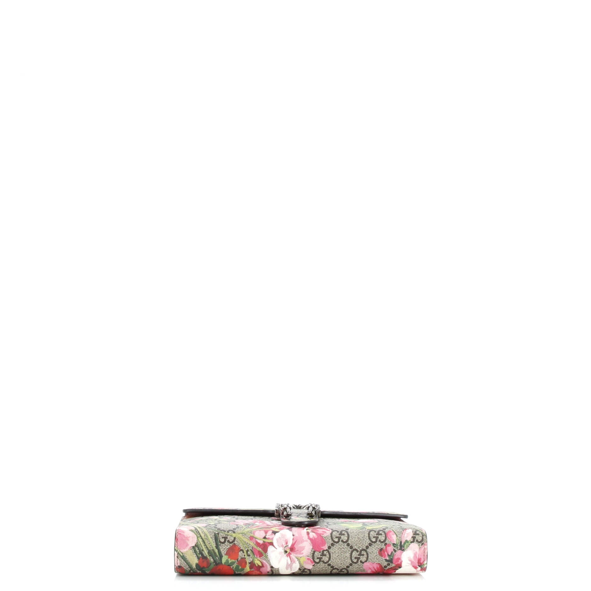 Gucci Dionysus Chain Wallet Blooms Print GG Coated Canvas Small