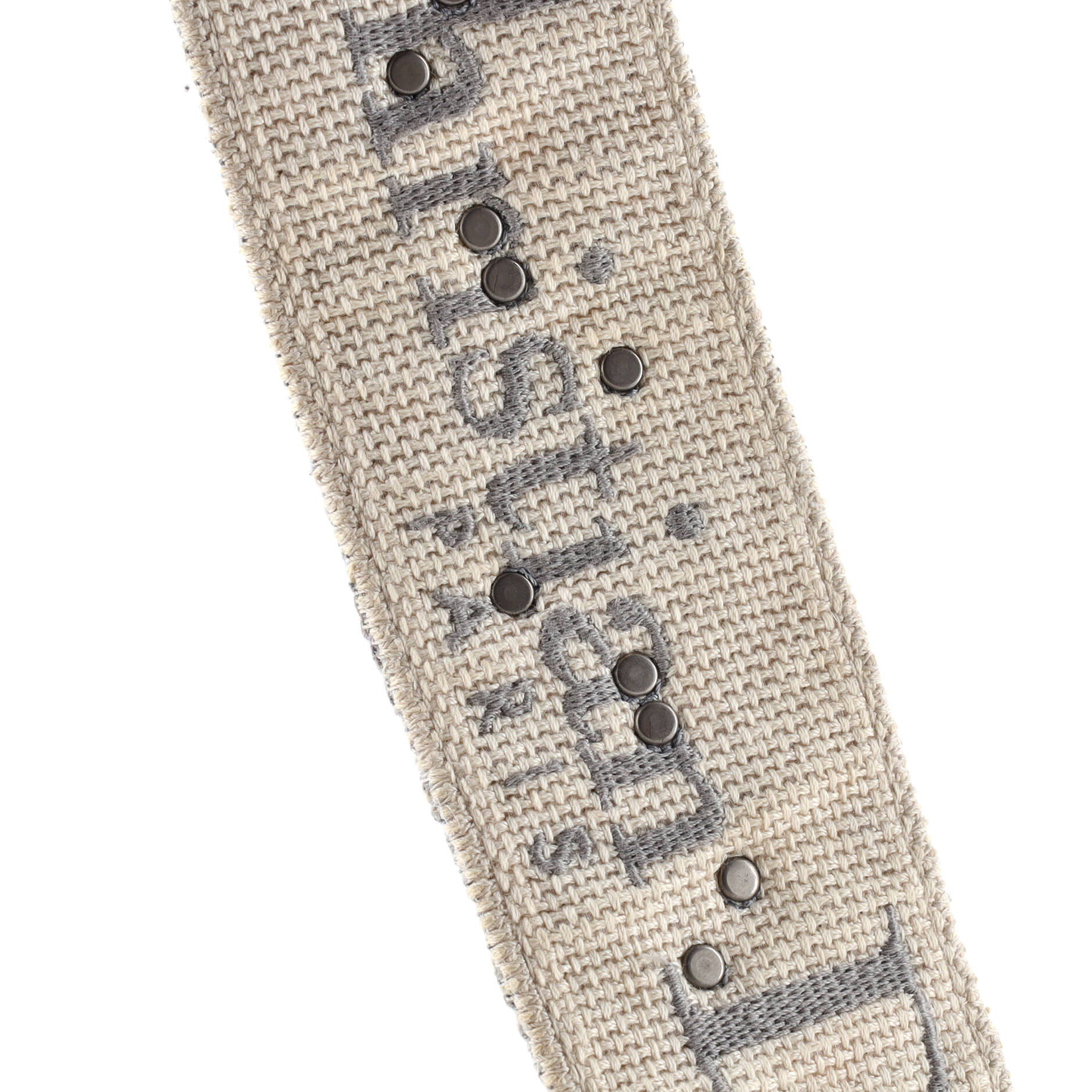 Christian Dior Shoulder Strap Embellished Oblique Canvas