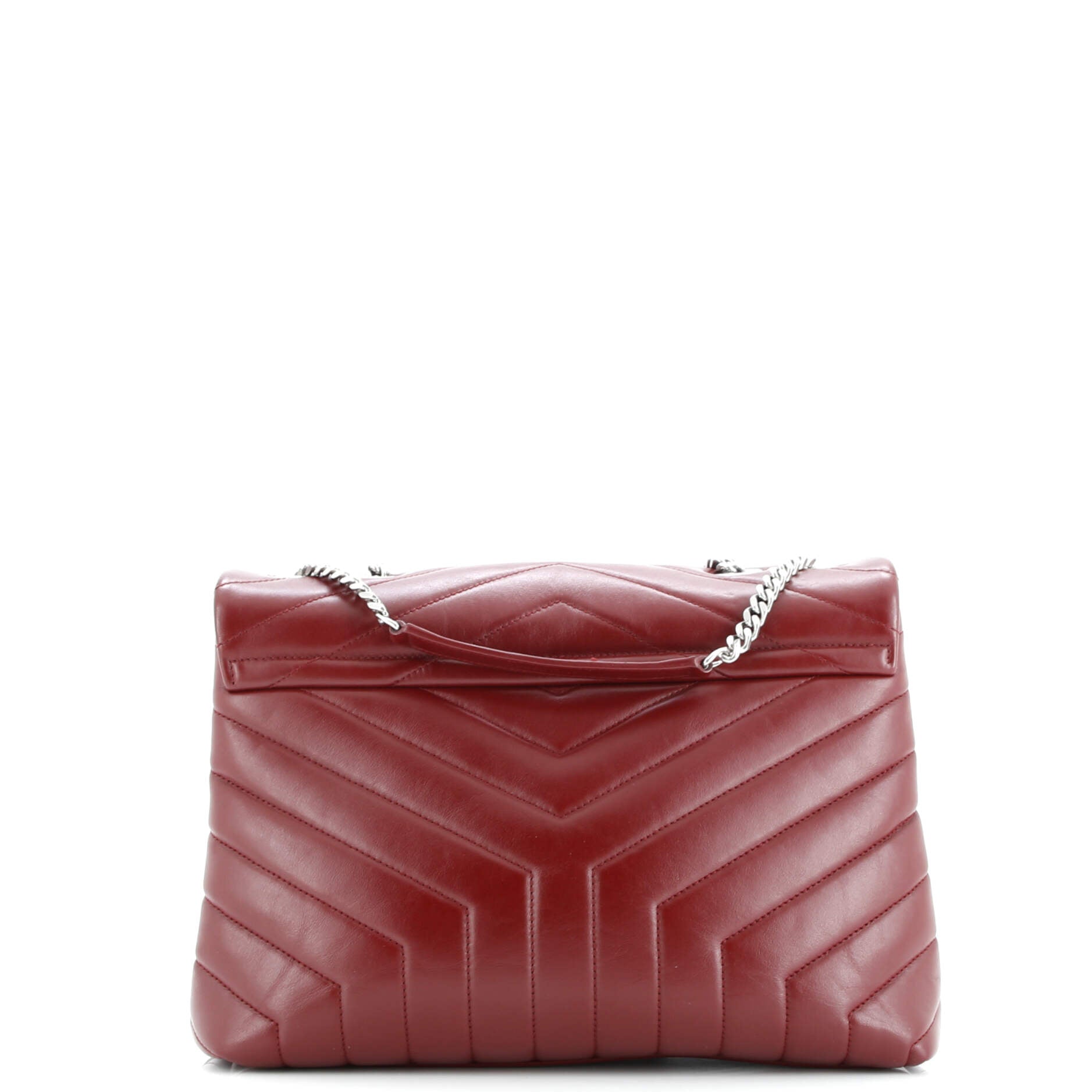 Saint Laurent Loulou Shoulder Bag Matelasse Chevron Leather Medium