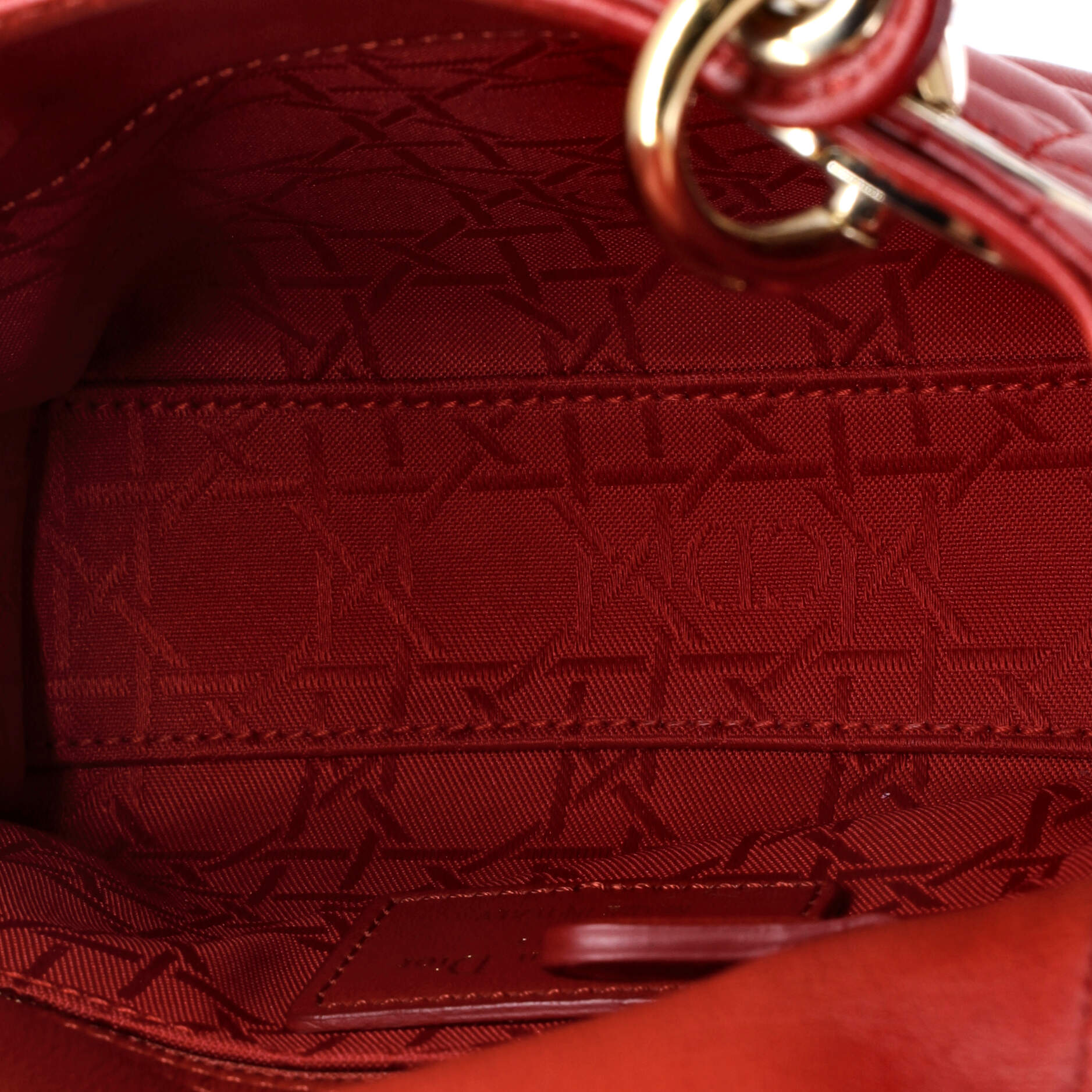 Christian Dior Lady Dior Bag Cannage Quilt Lambskin Mini