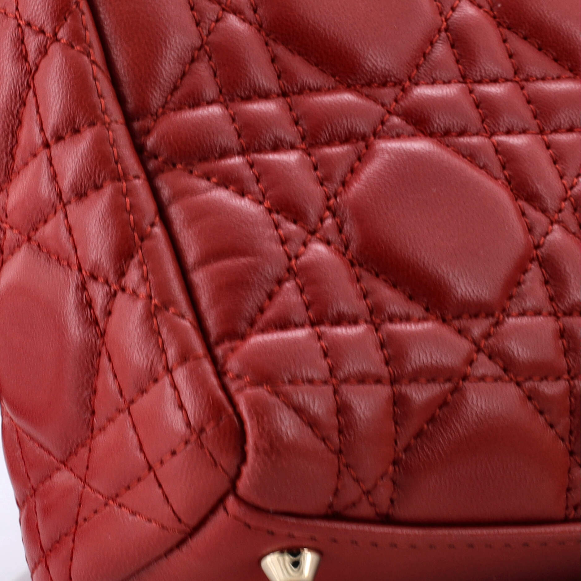 Christian Dior Lady Dior Bag Cannage Quilt Lambskin Mini
