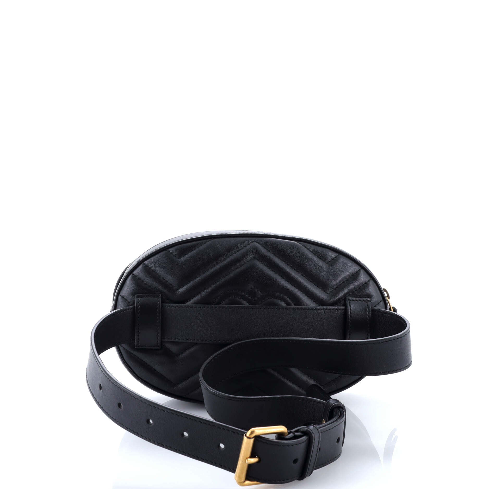 Gucci GG Marmont Belt Bag Embellished Matelasse Leather