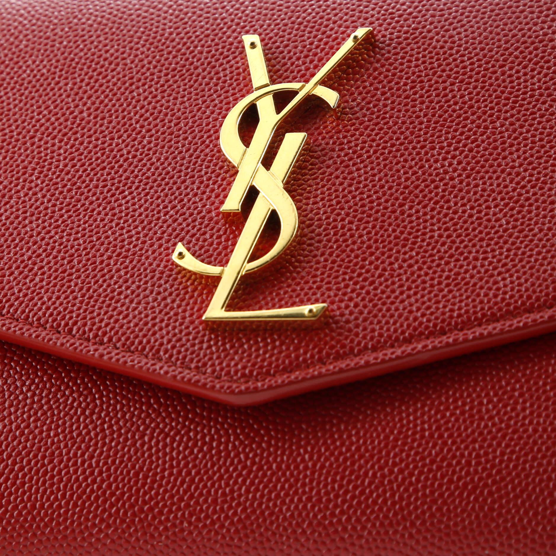 Saint Laurent Uptown Chain Wallet Leather