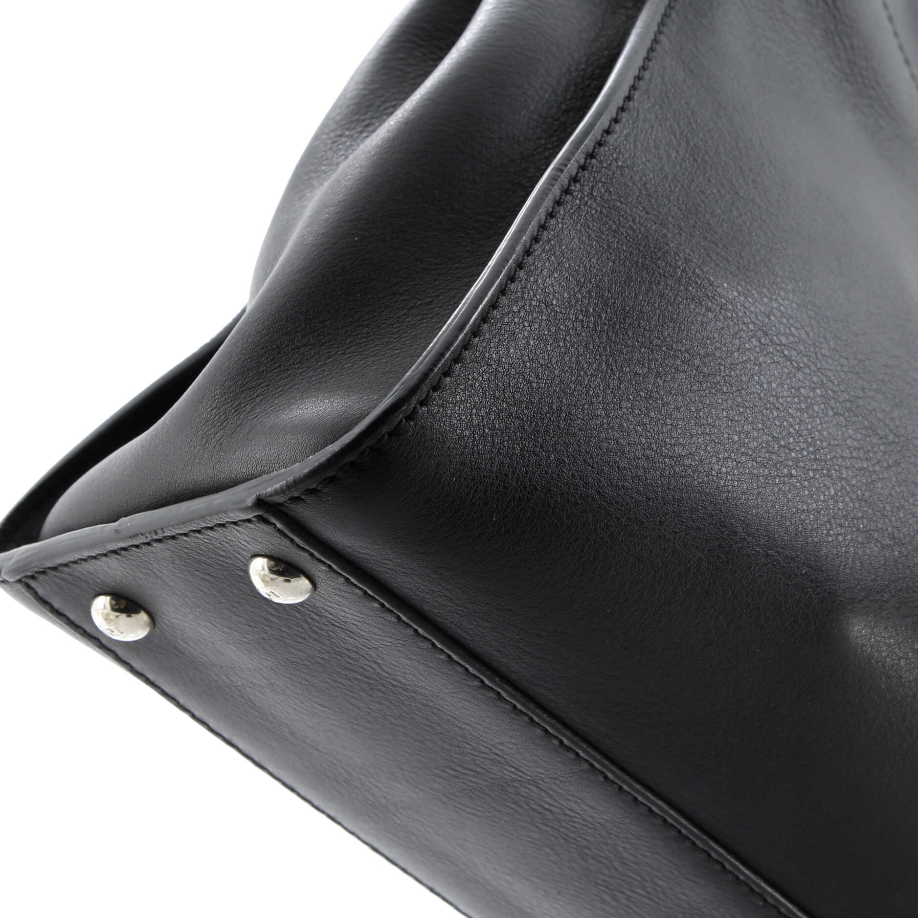 Fendi Monster Peekaboo Bag Calfskin and Python Regular