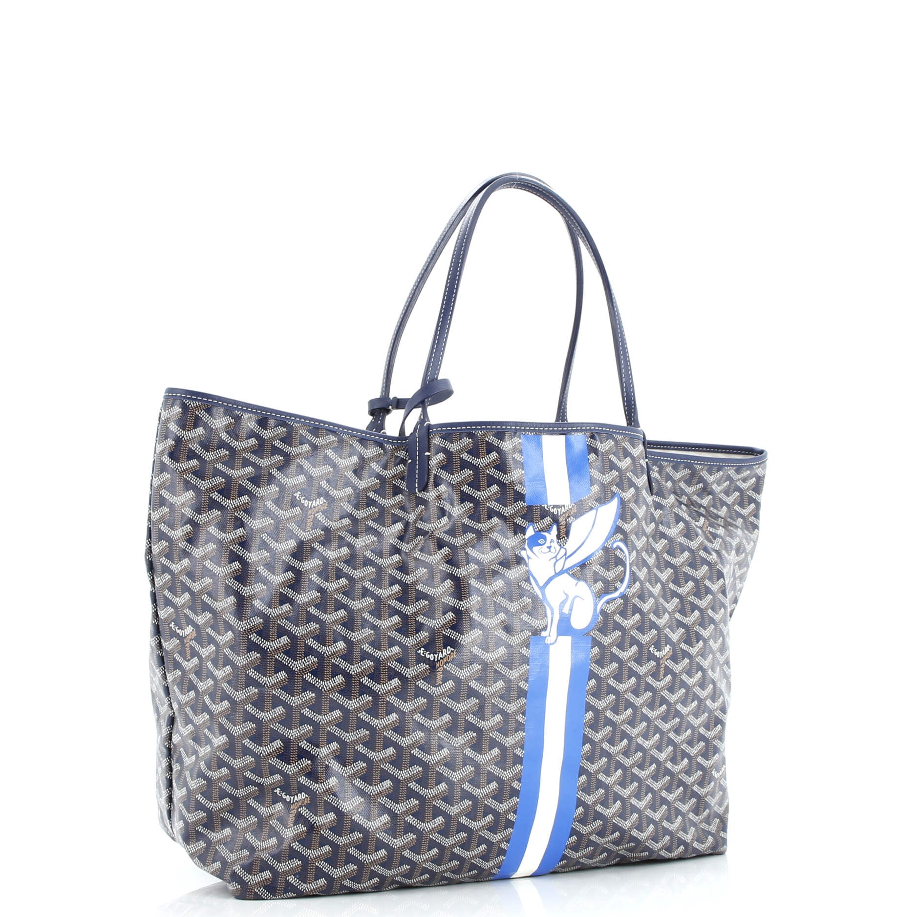 Goyard Saint Louis Tote Printed Coated Canvas GM