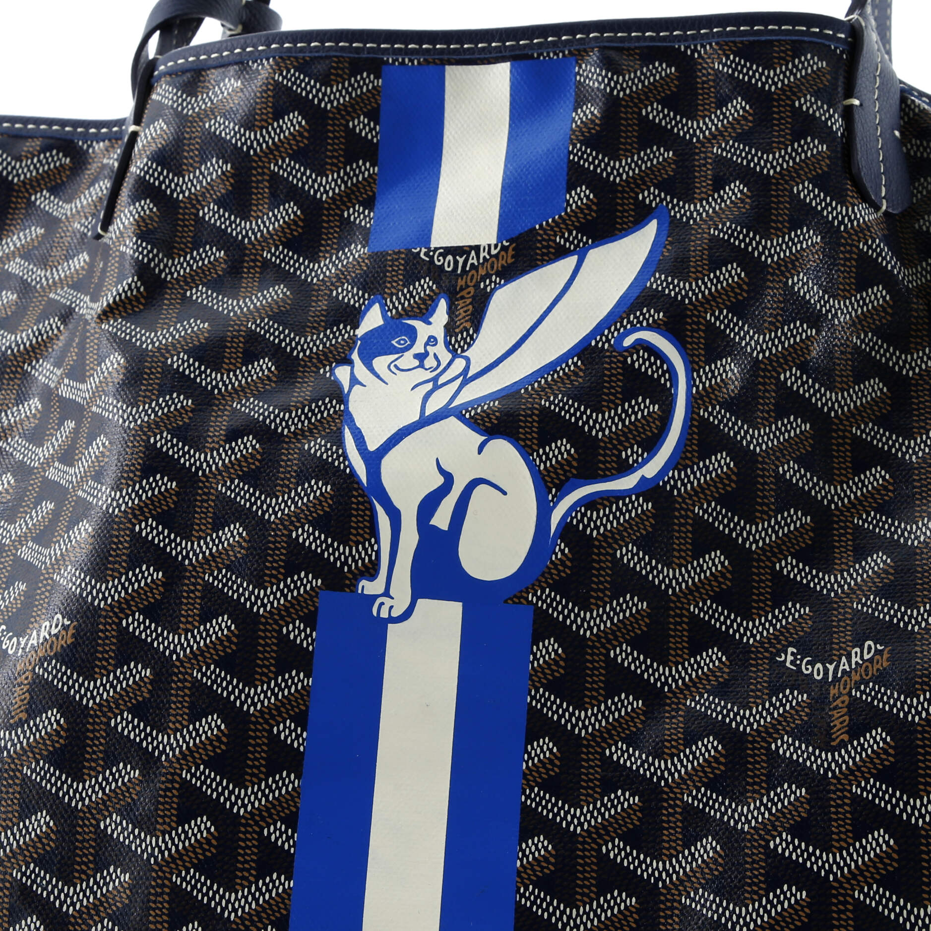 Goyard Saint Louis Tote Printed Coated Canvas GM