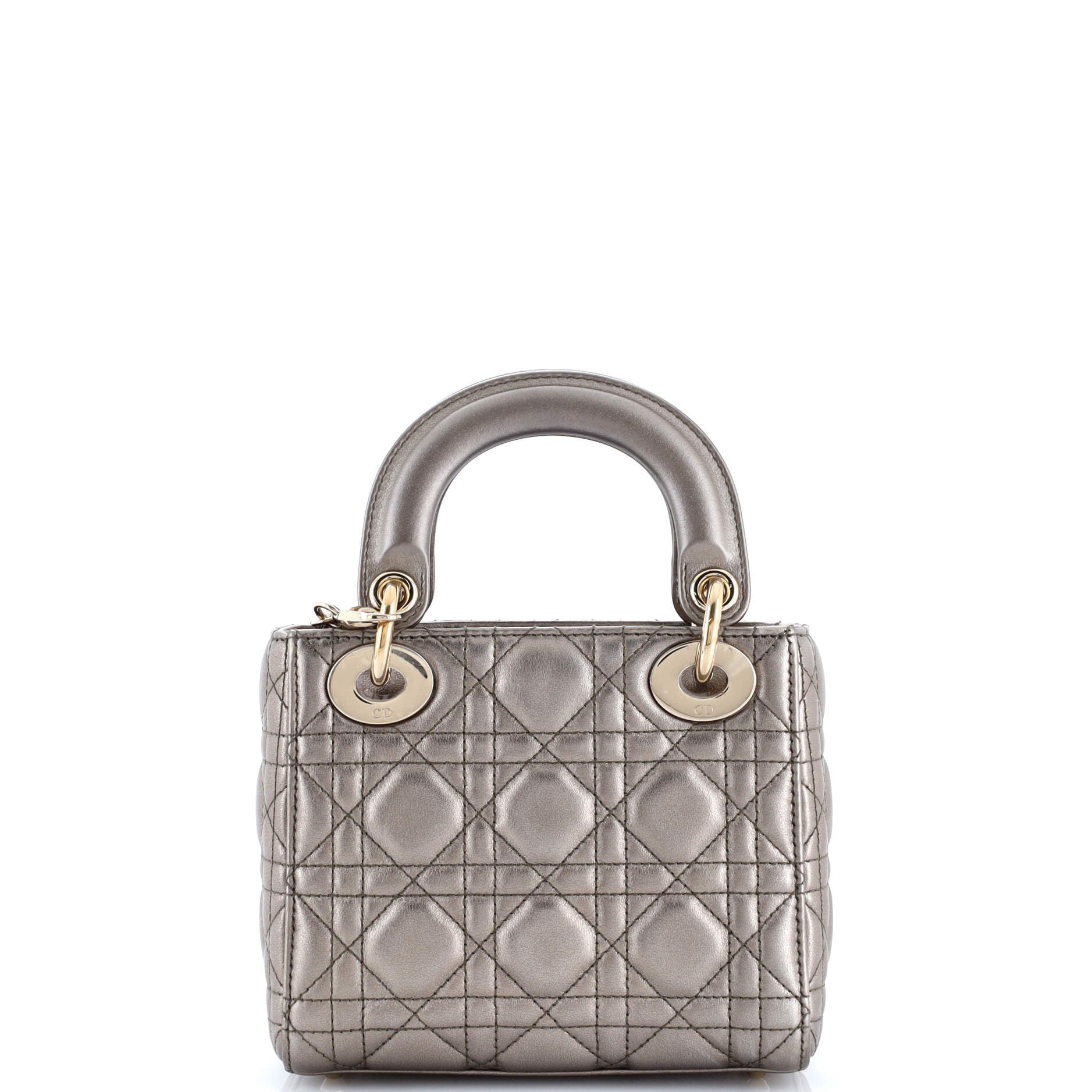 Christian Dior Lady Dior Chain Bag Cannage Quilt Lambskin Mini