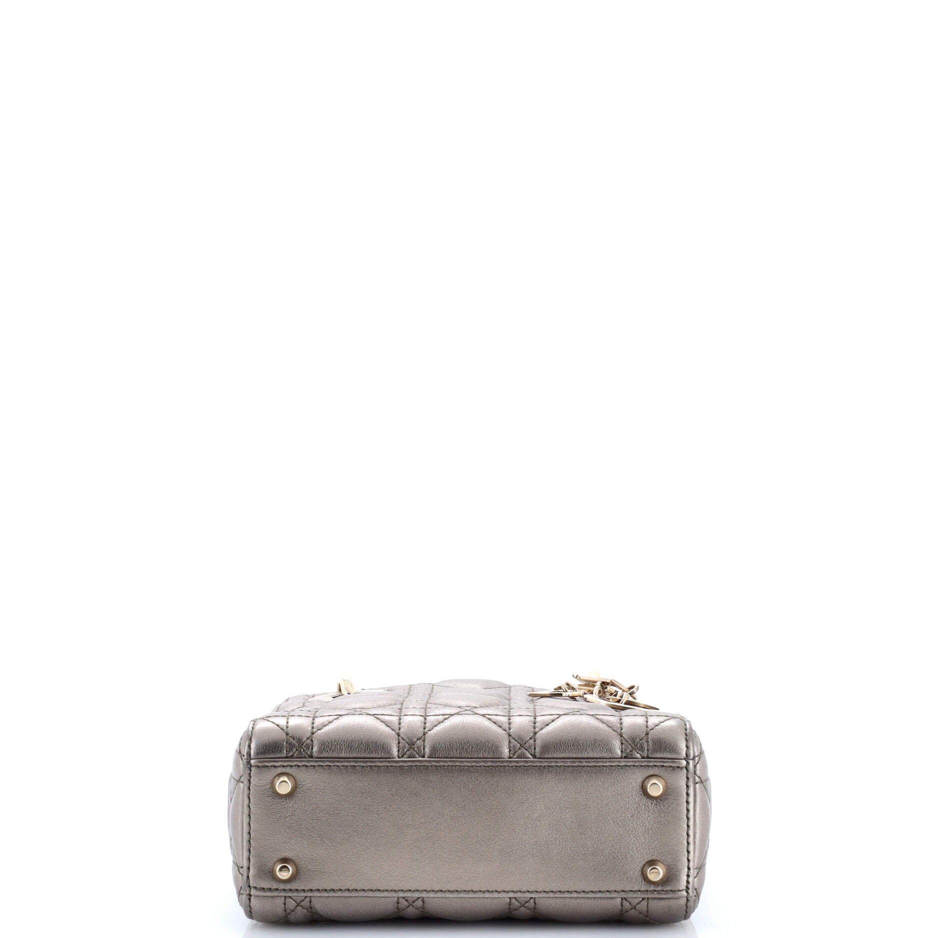 Christian Dior Lady Dior Chain Bag Cannage Quilt Lambskin Mini