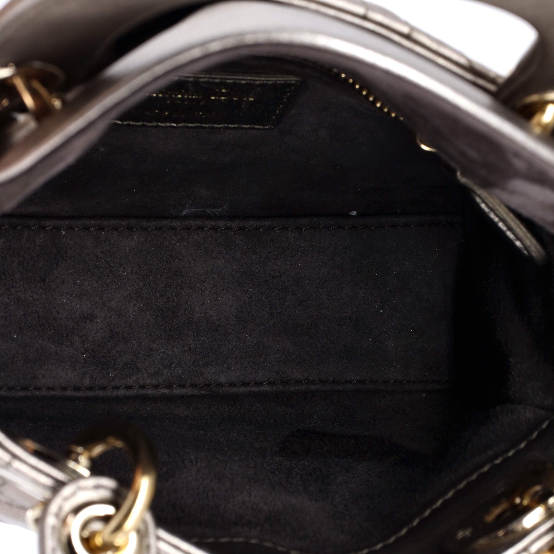 Christian Dior Lady Dior Chain Bag Cannage Quilt Lambskin Mini