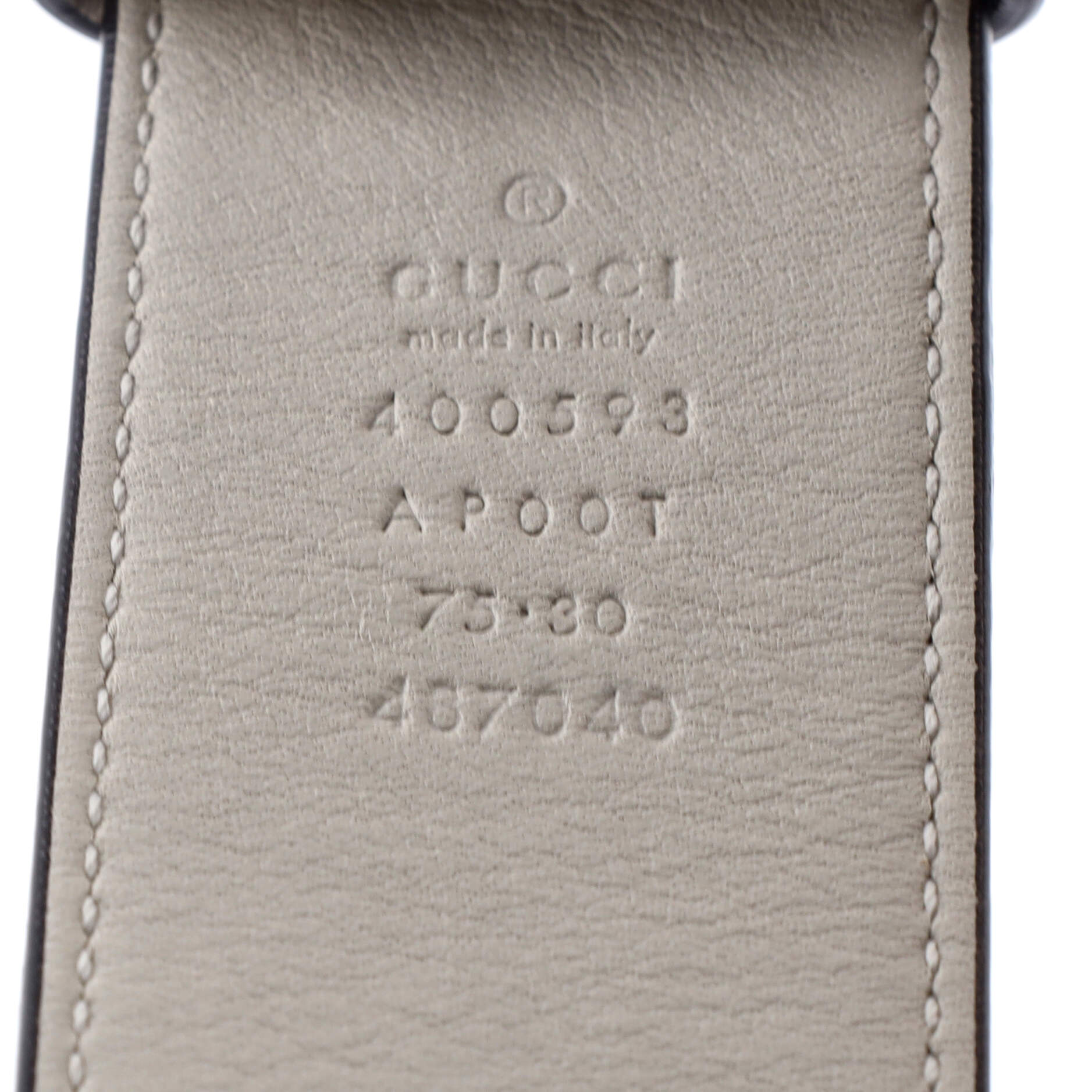 Gucci GG Marmont Belt Leather Wide