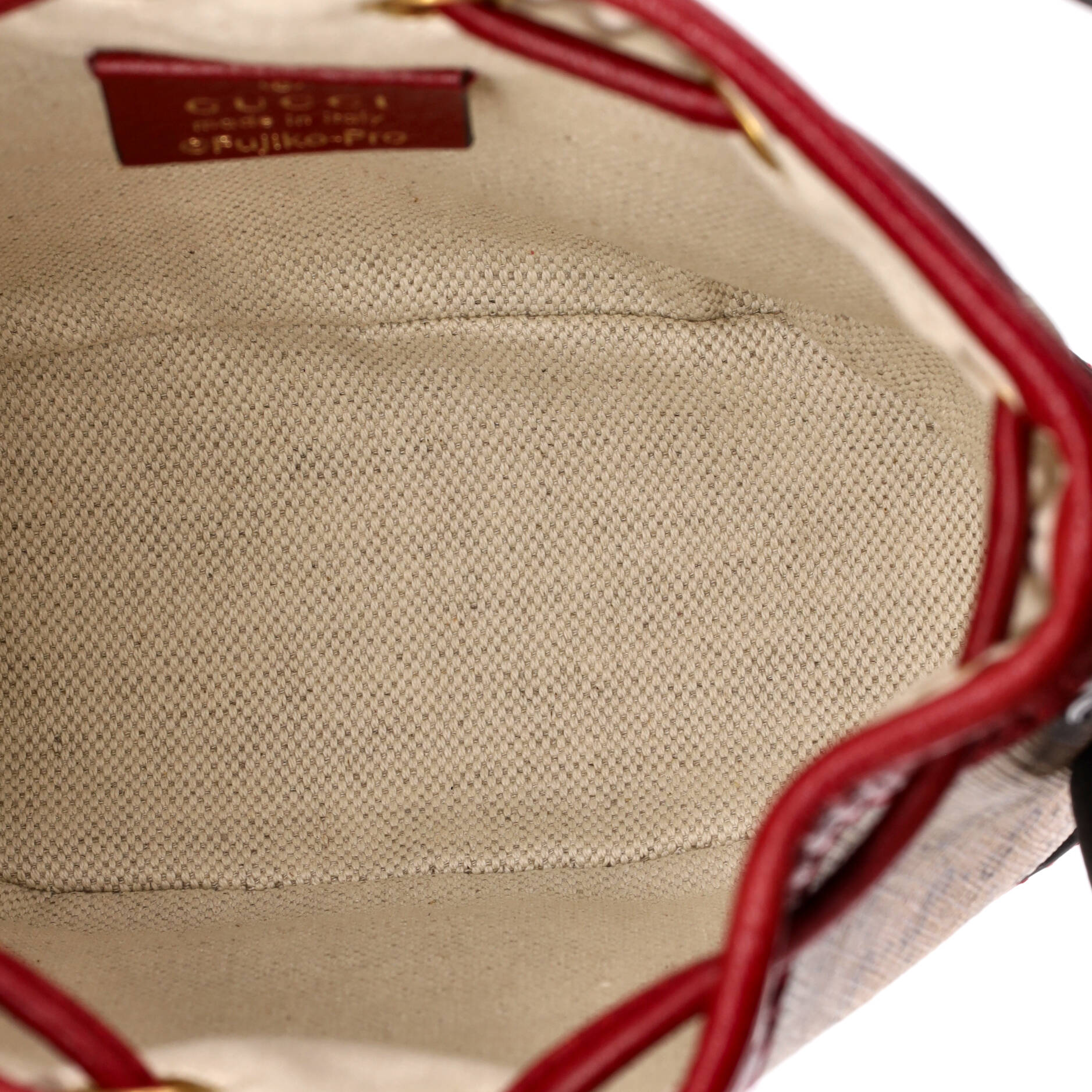 Gucci Doraemon Bucket Bag Printed Mini GG Coated Canvas Mini