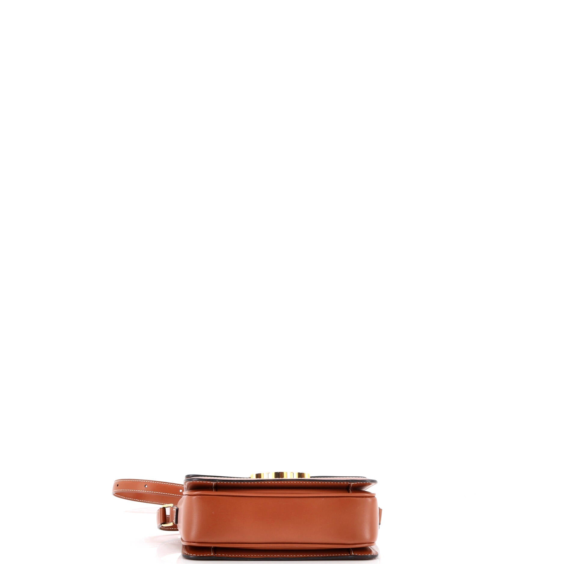 Celine Triomphe Shoulder Bag Triomphe Coated Canvas Teen