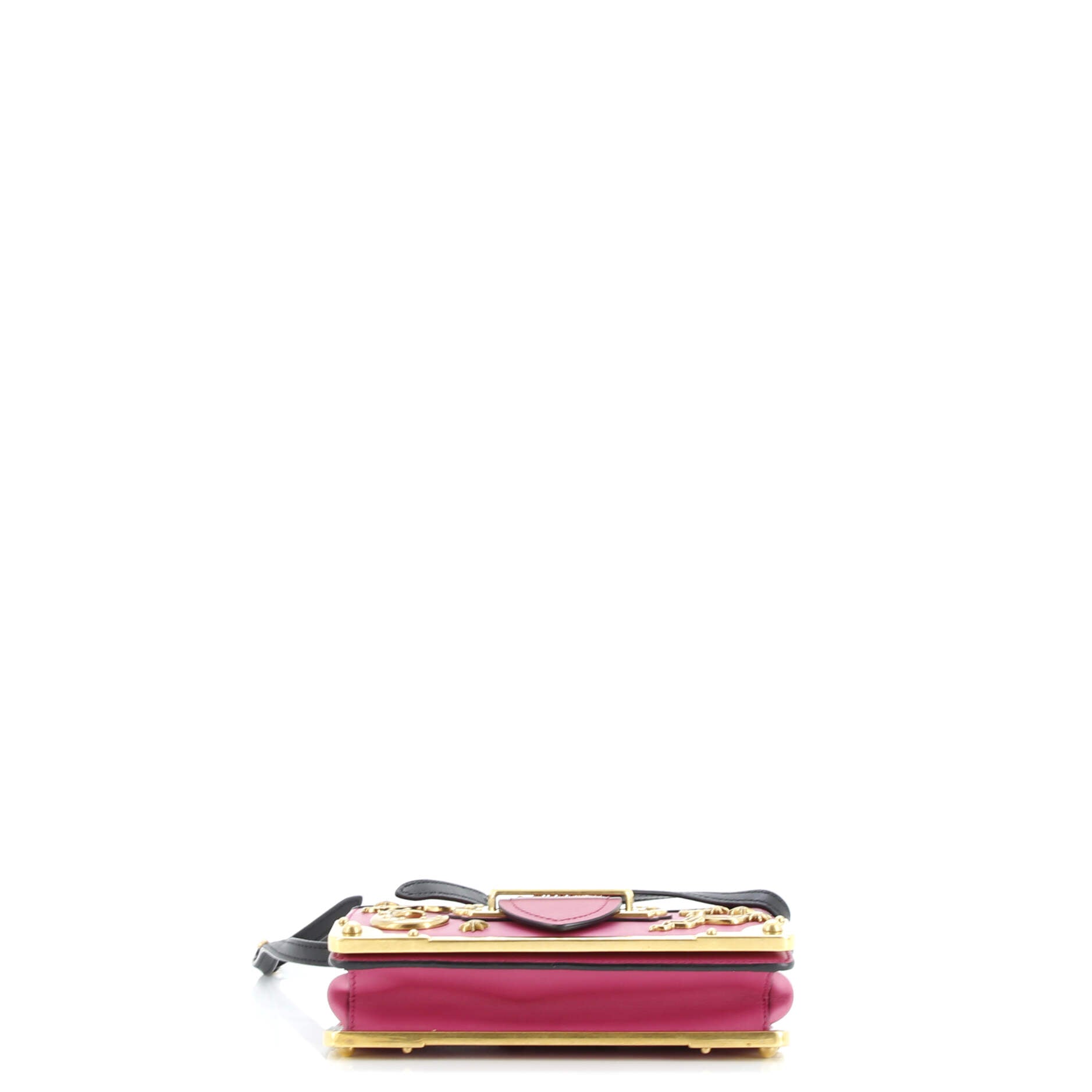 Prada Cahier Crossbody Bag Embellished Leather Small