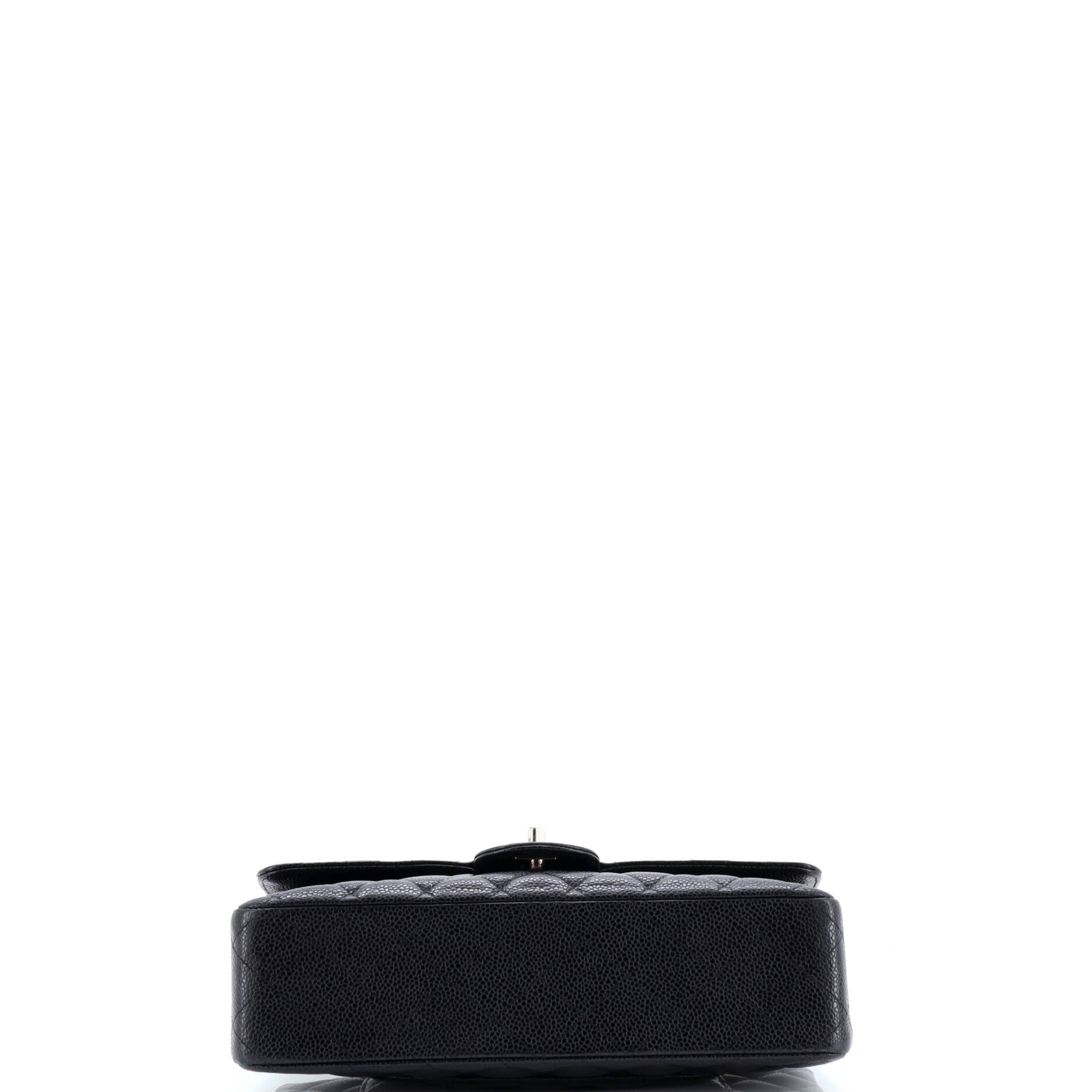 Chanel Classic Double Flap Bag Quilted Caviar Medium