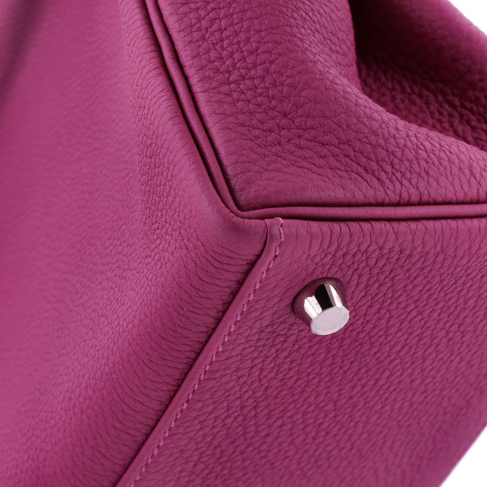 Hermes Kelly Handbag Pink Togo with Palladium Hardware 28