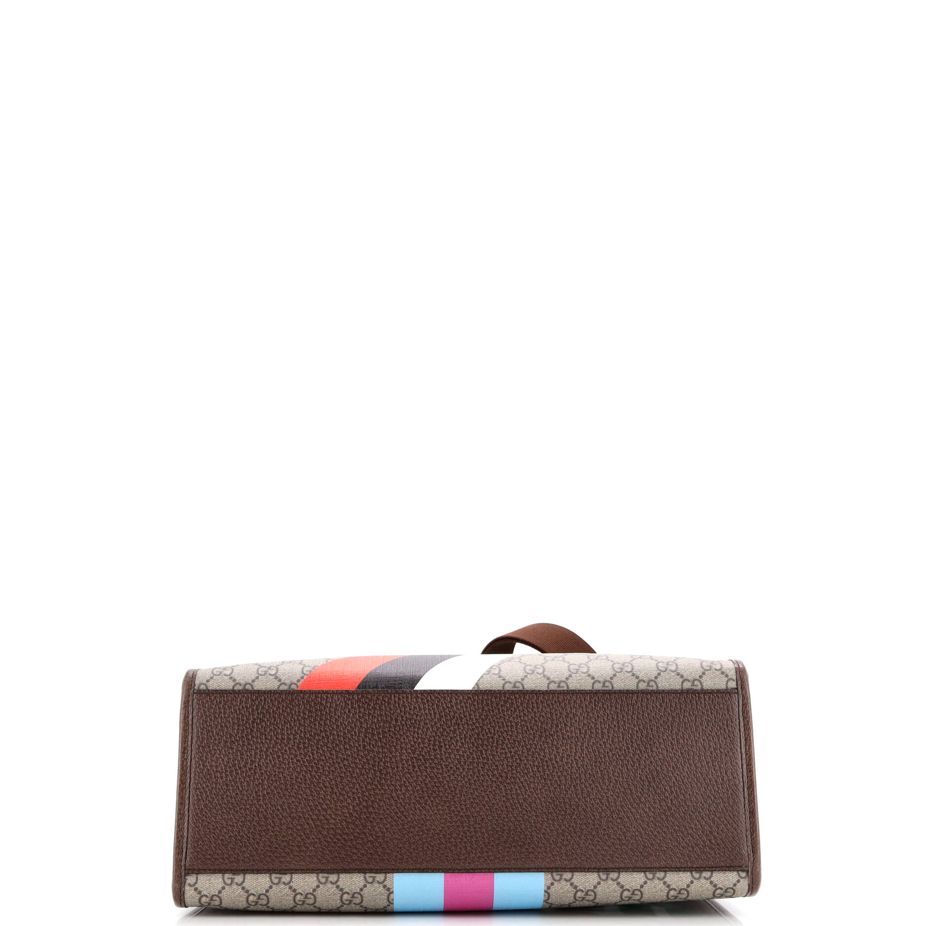 Gucci Interlocking G Patch Convertible Tote Printed GG Coated Canvas Medium