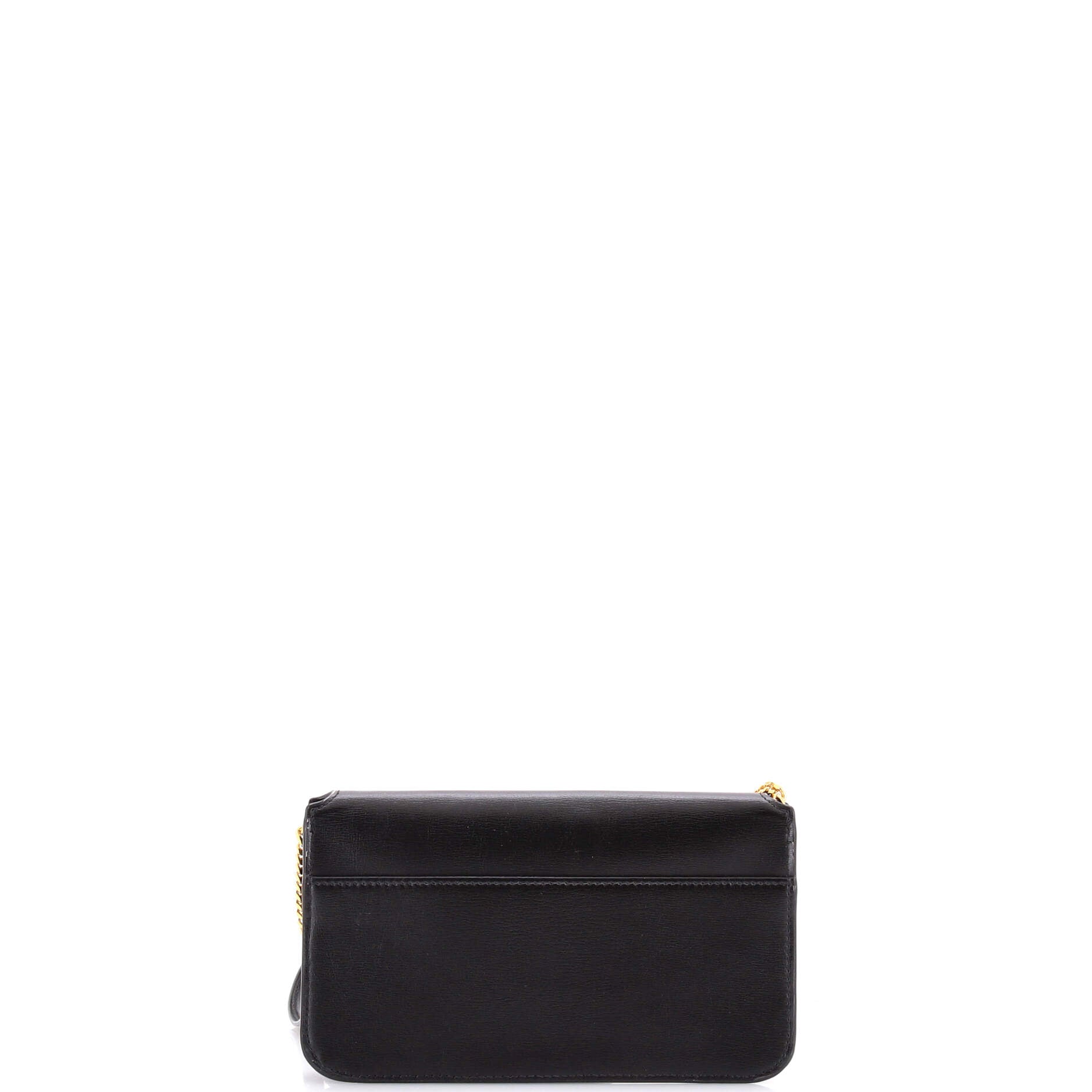 Saint Laurent Classic Monogram Phone Holder Shoulder Bag Leather