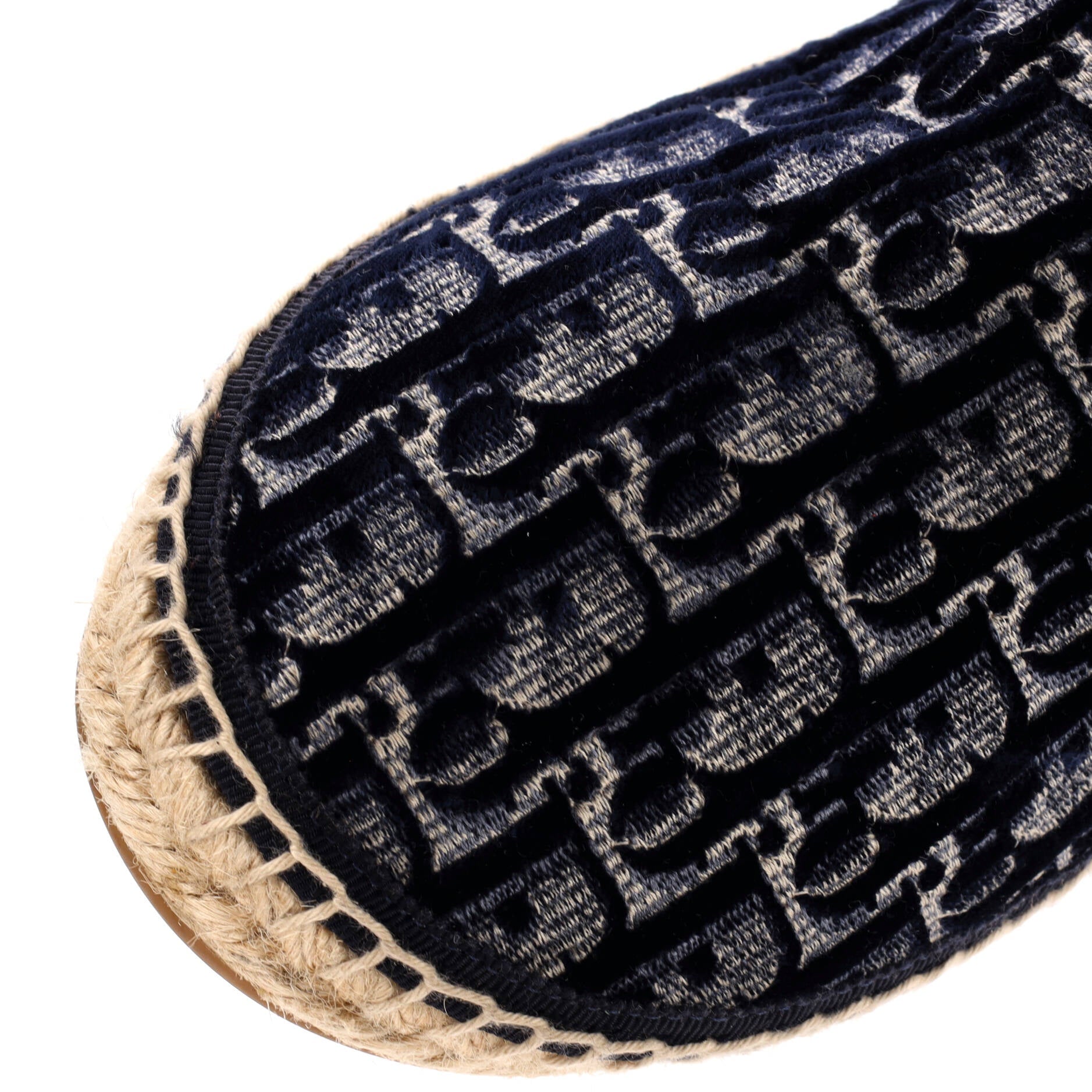 Christian Dior Women's Granville Espadrille Boots Velvet Oblique