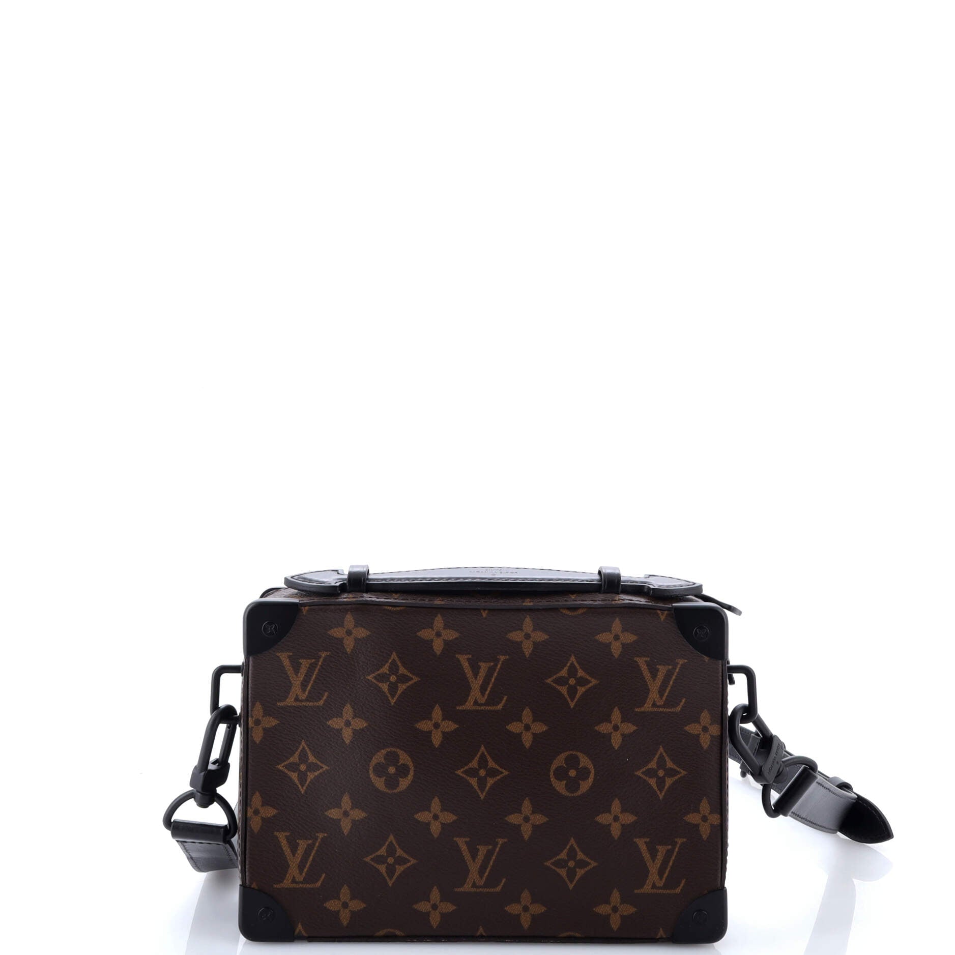 Louis Vuitton Handle Soft Trunk Bag Macassar Monogram Canvas