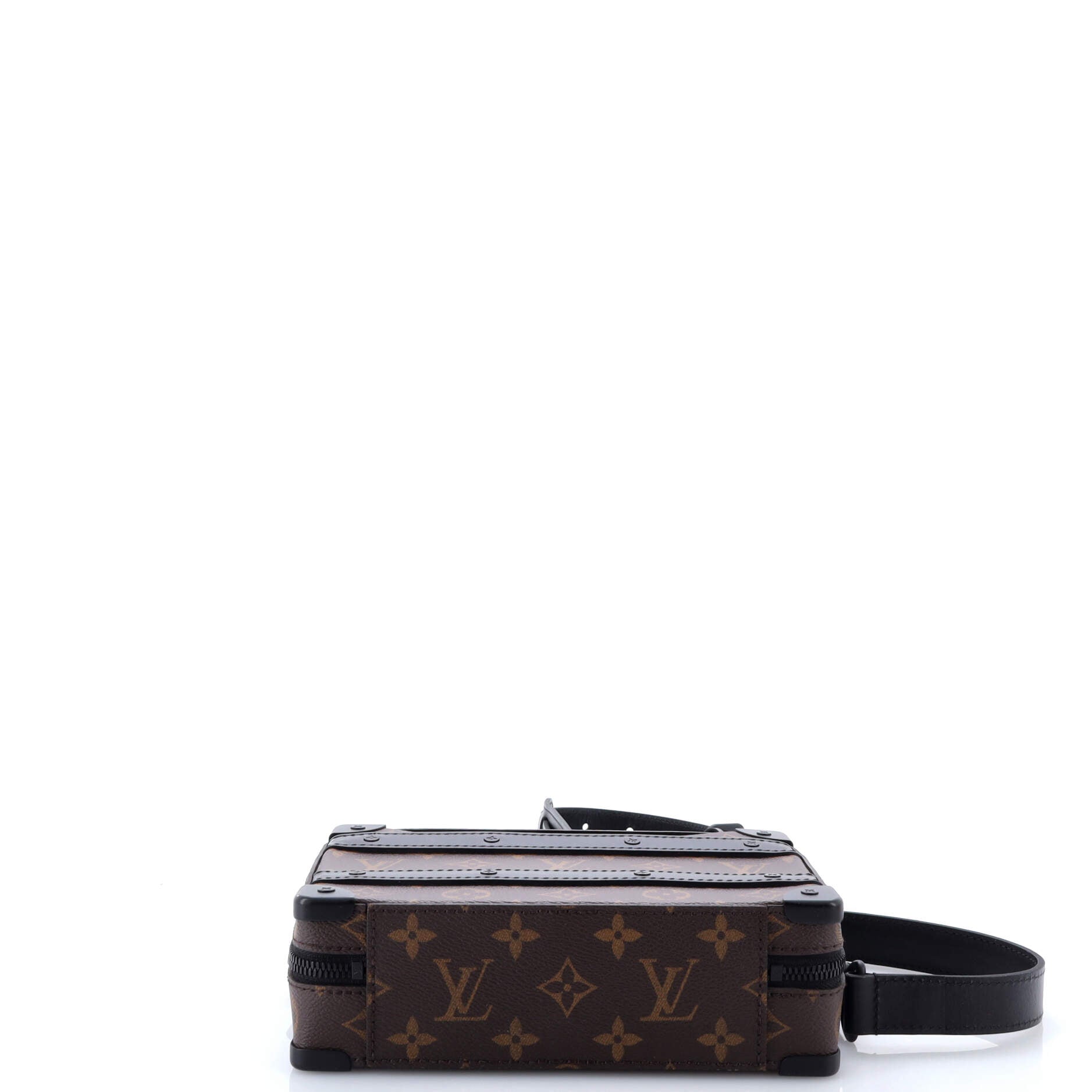 Louis Vuitton Handle Soft Trunk Bag Macassar Monogram Canvas