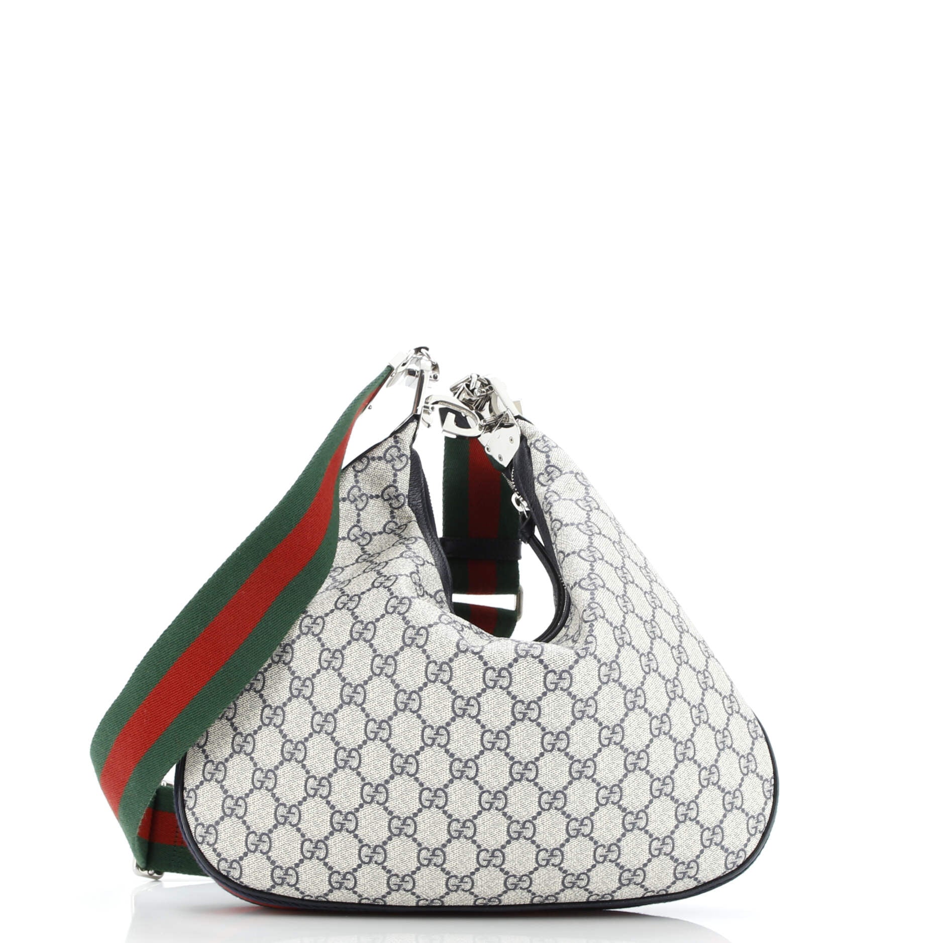 Gucci Attache Shoulder Bag GG Coated Canvas Medium