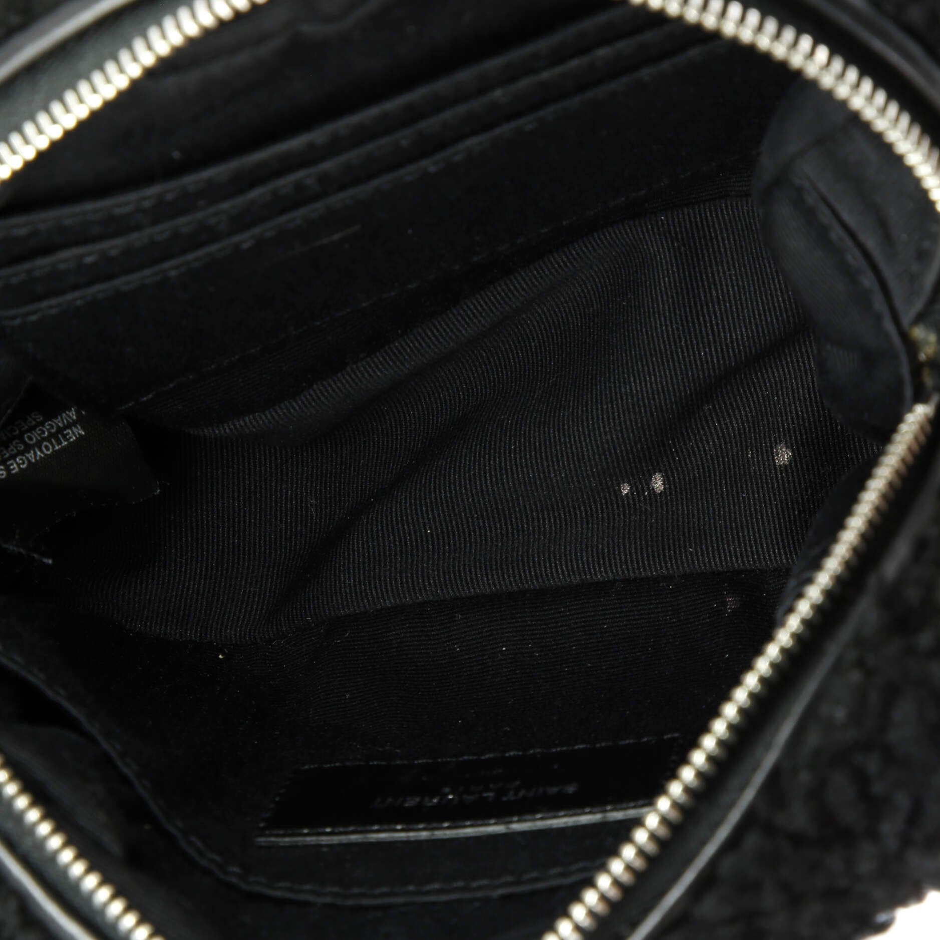 Saint Laurent Lou Belt Bag Shearling