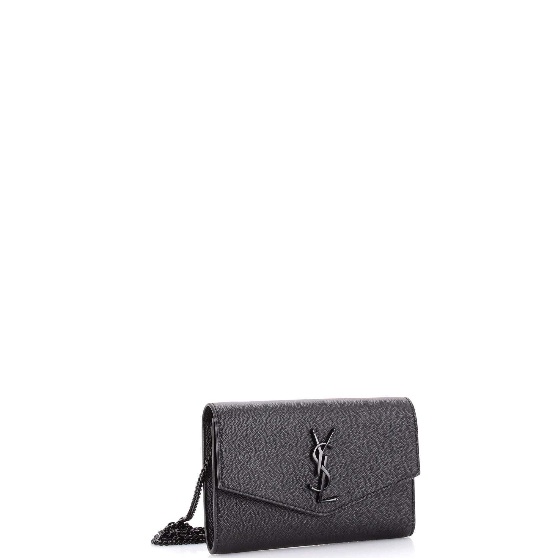 Saint Laurent Uptown Chain Wallet Leather