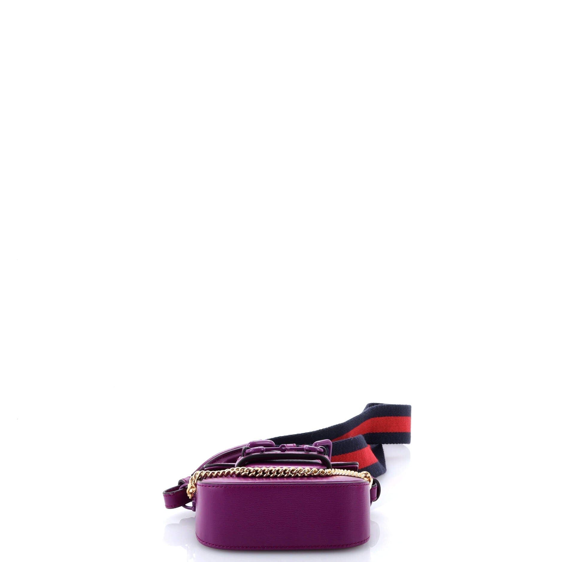 Gucci Horsebit 1955 Shoulder Bag Leather Super Mini
