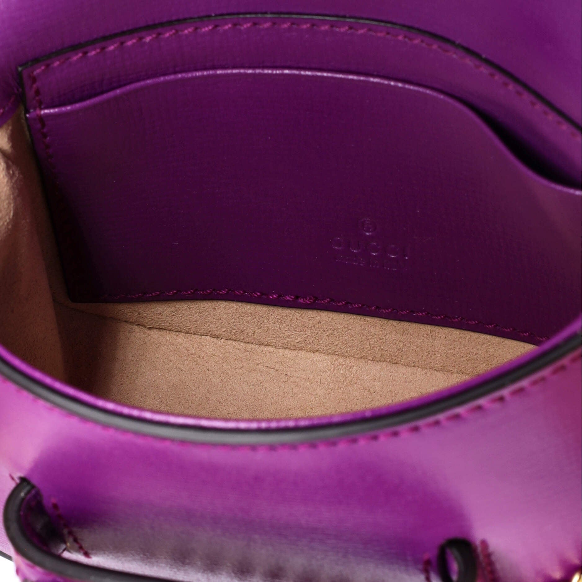 Gucci Horsebit 1955 Shoulder Bag Leather Super Mini